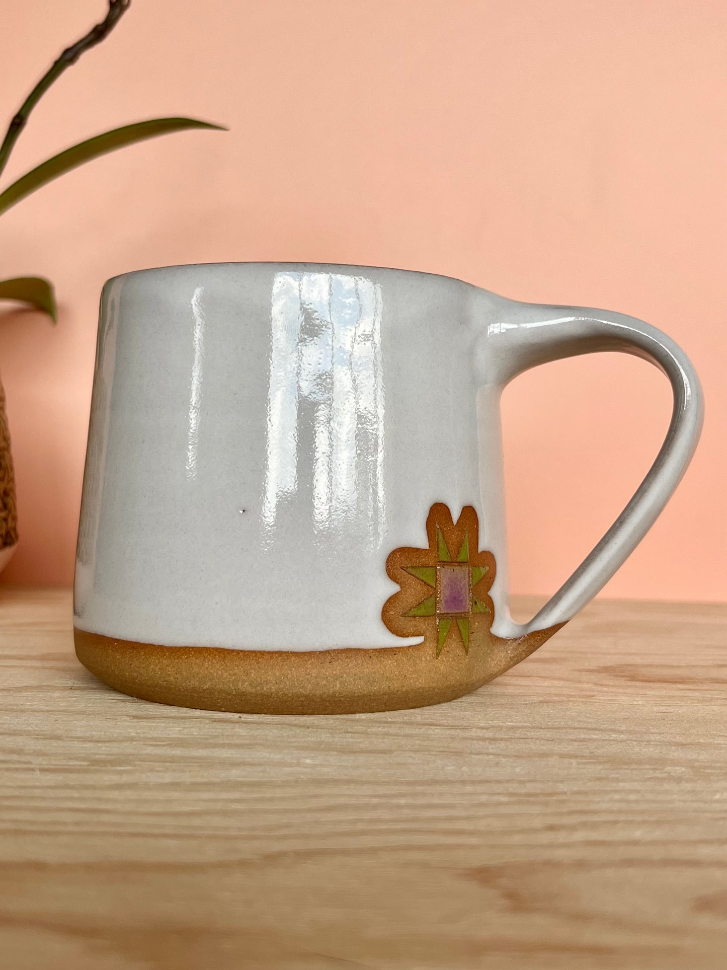 Tall Garden Quilt Mug -11-