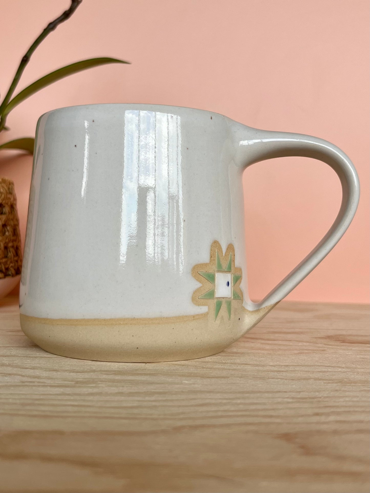 Tall Garden Quilt Mug -18-