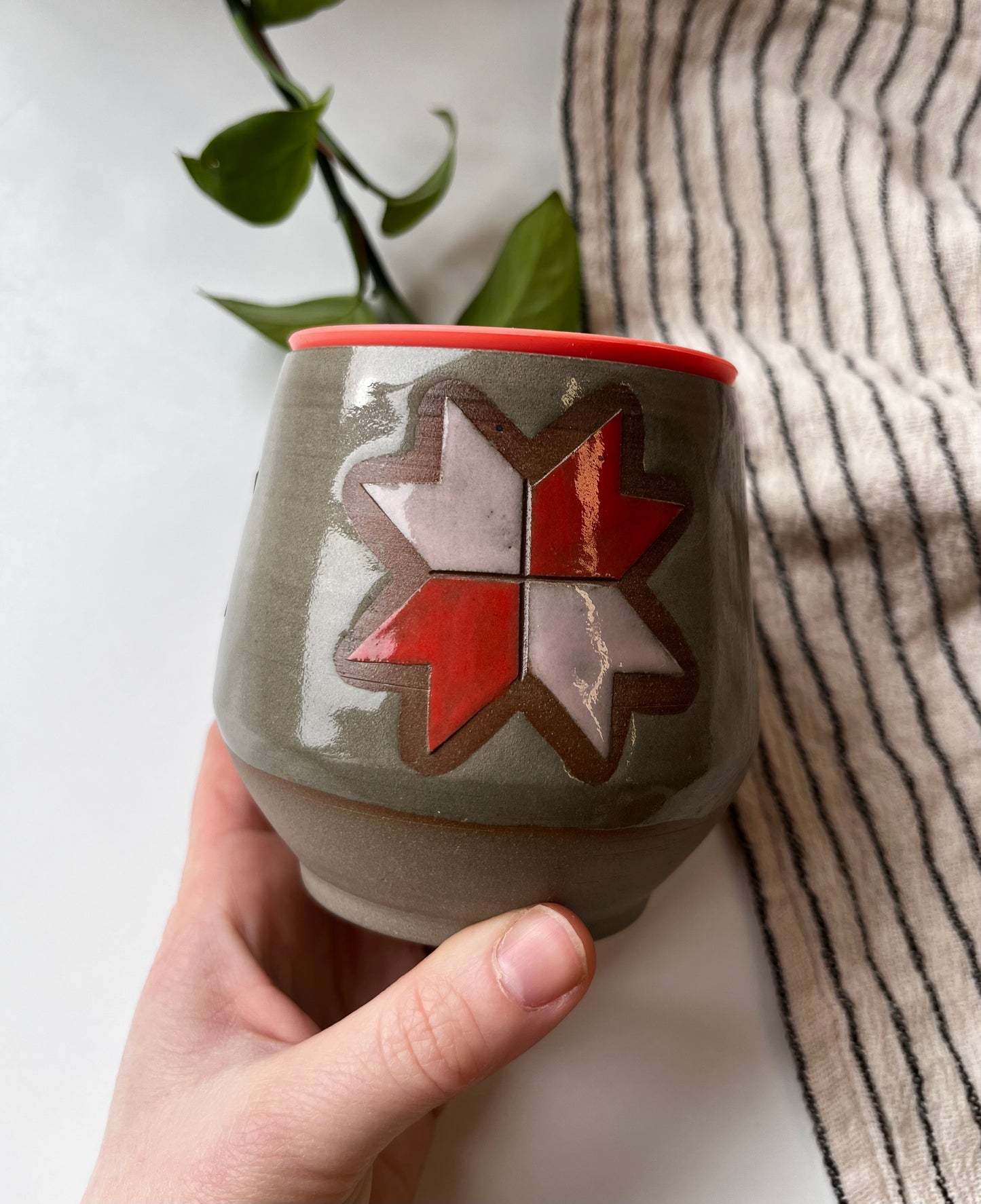 Quilt to-go cup
