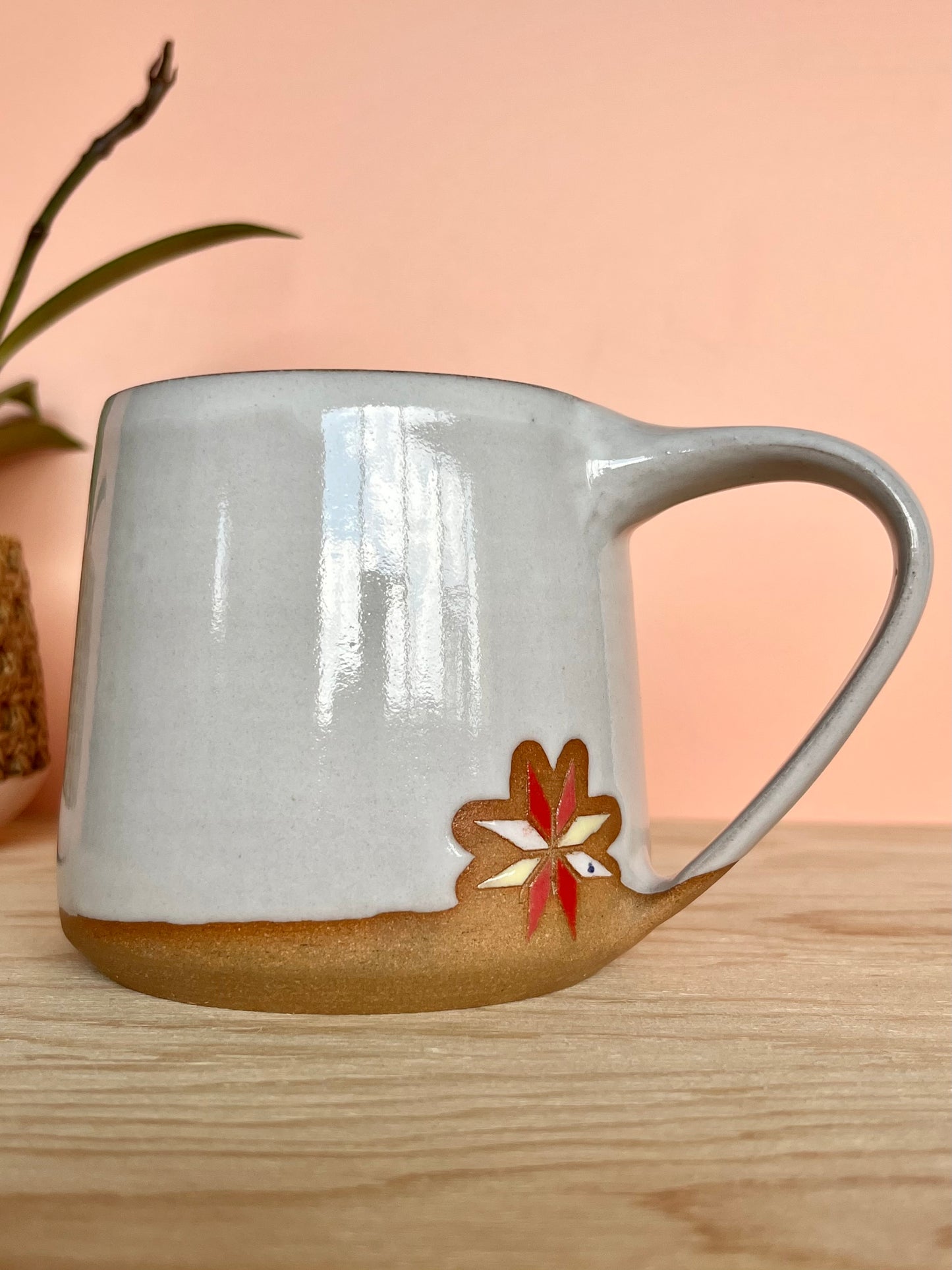 Tall Garden Quilt Mug -08-