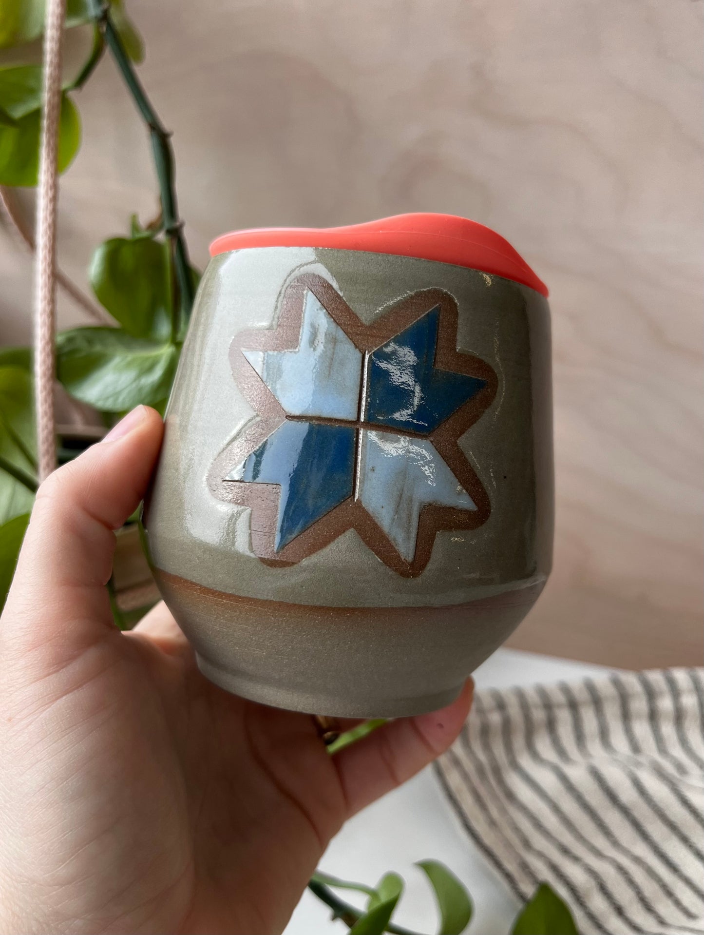 Quilt to-go cup