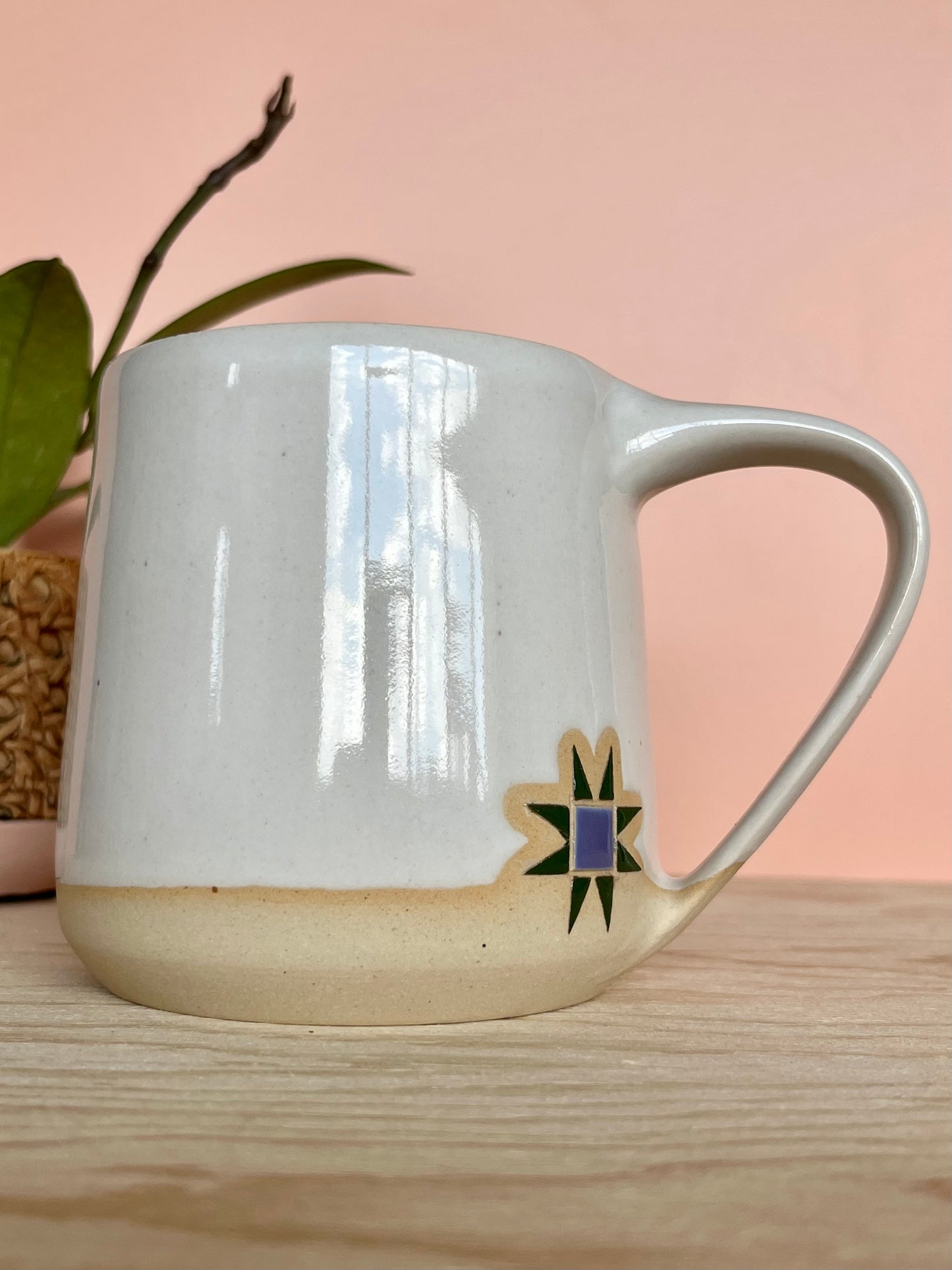 Extra Tall Garden Quilt Mug -27-