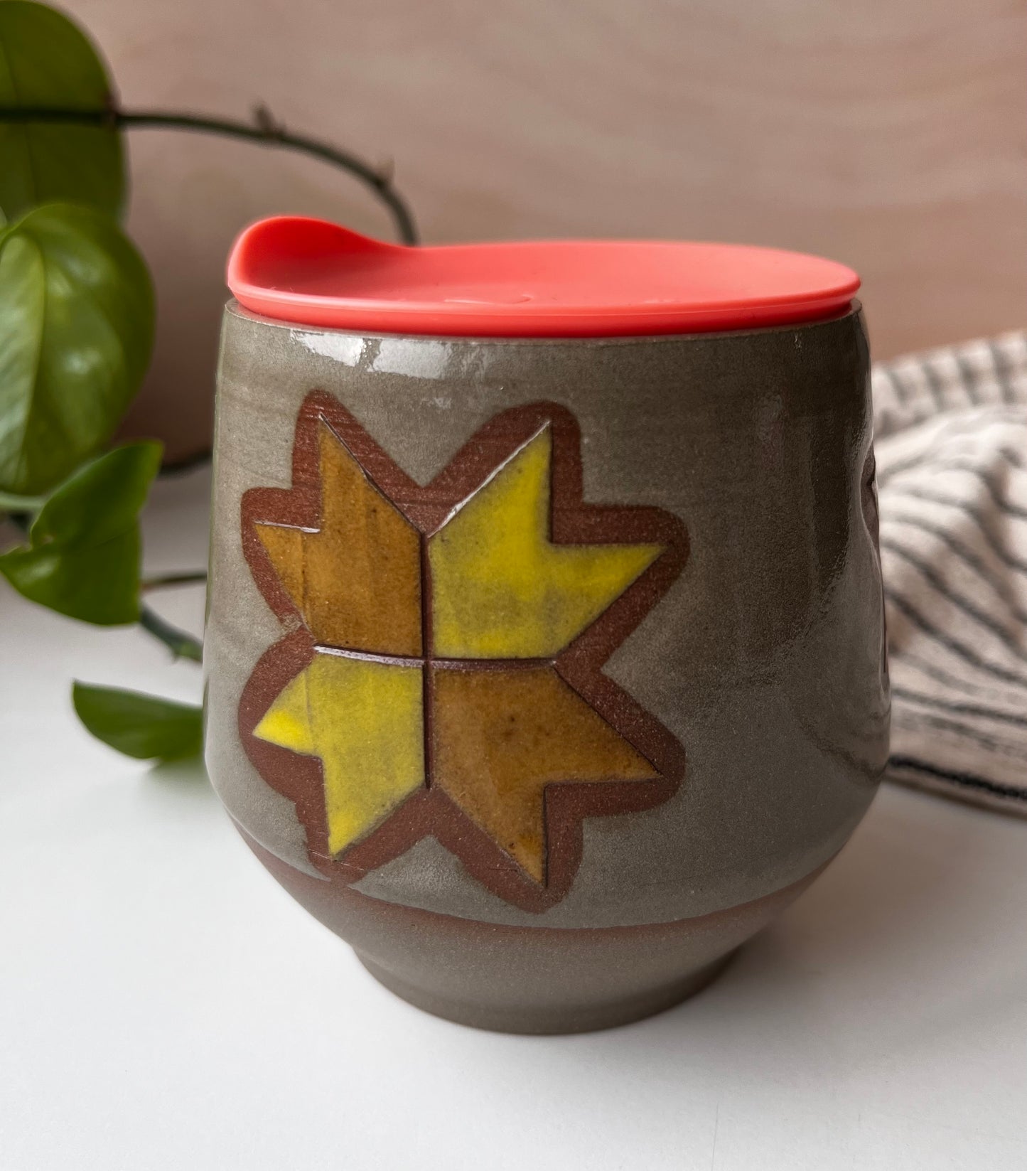Quilt to-go cup
