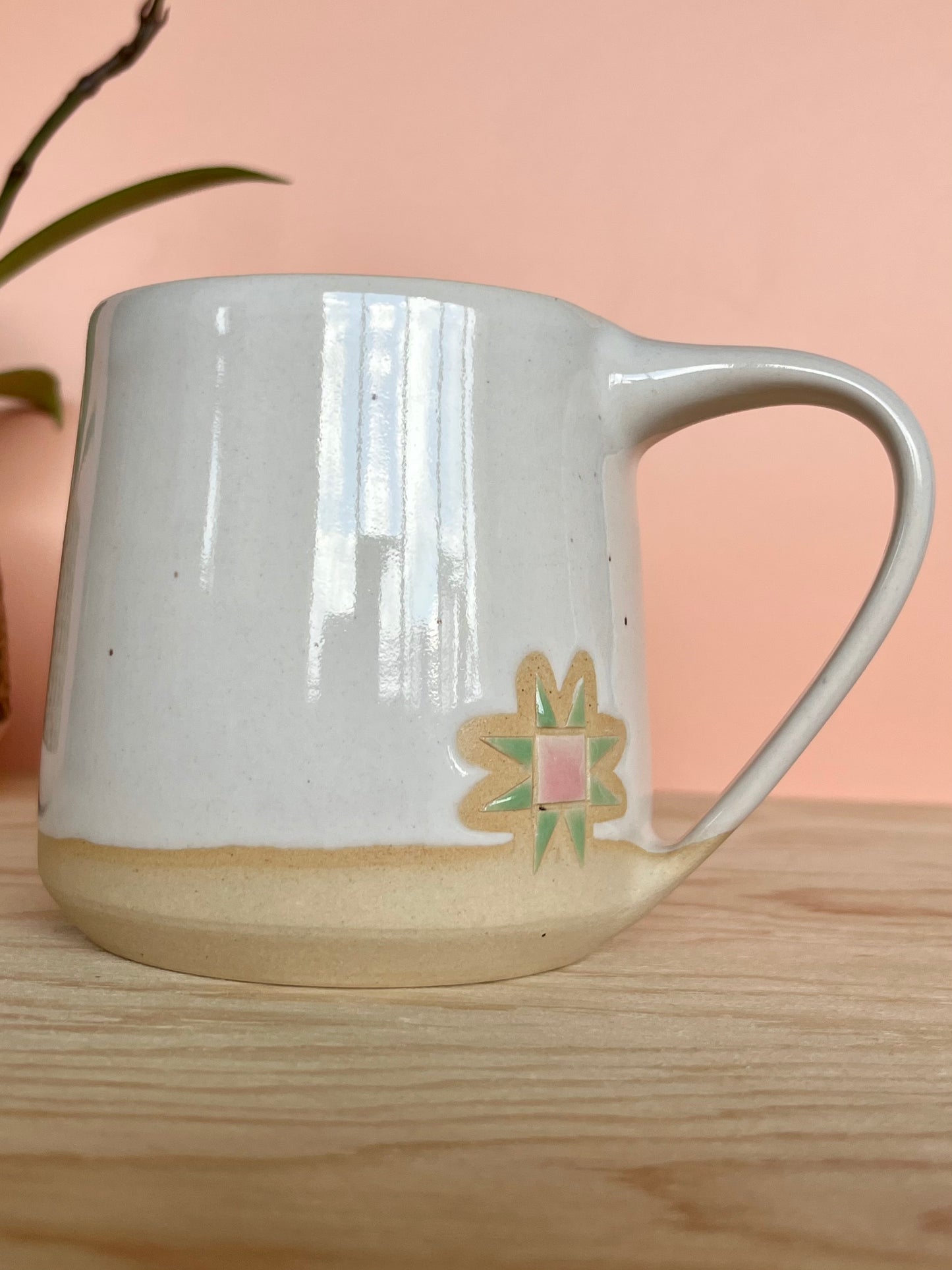 Tall Garden Quilt Mug -24-