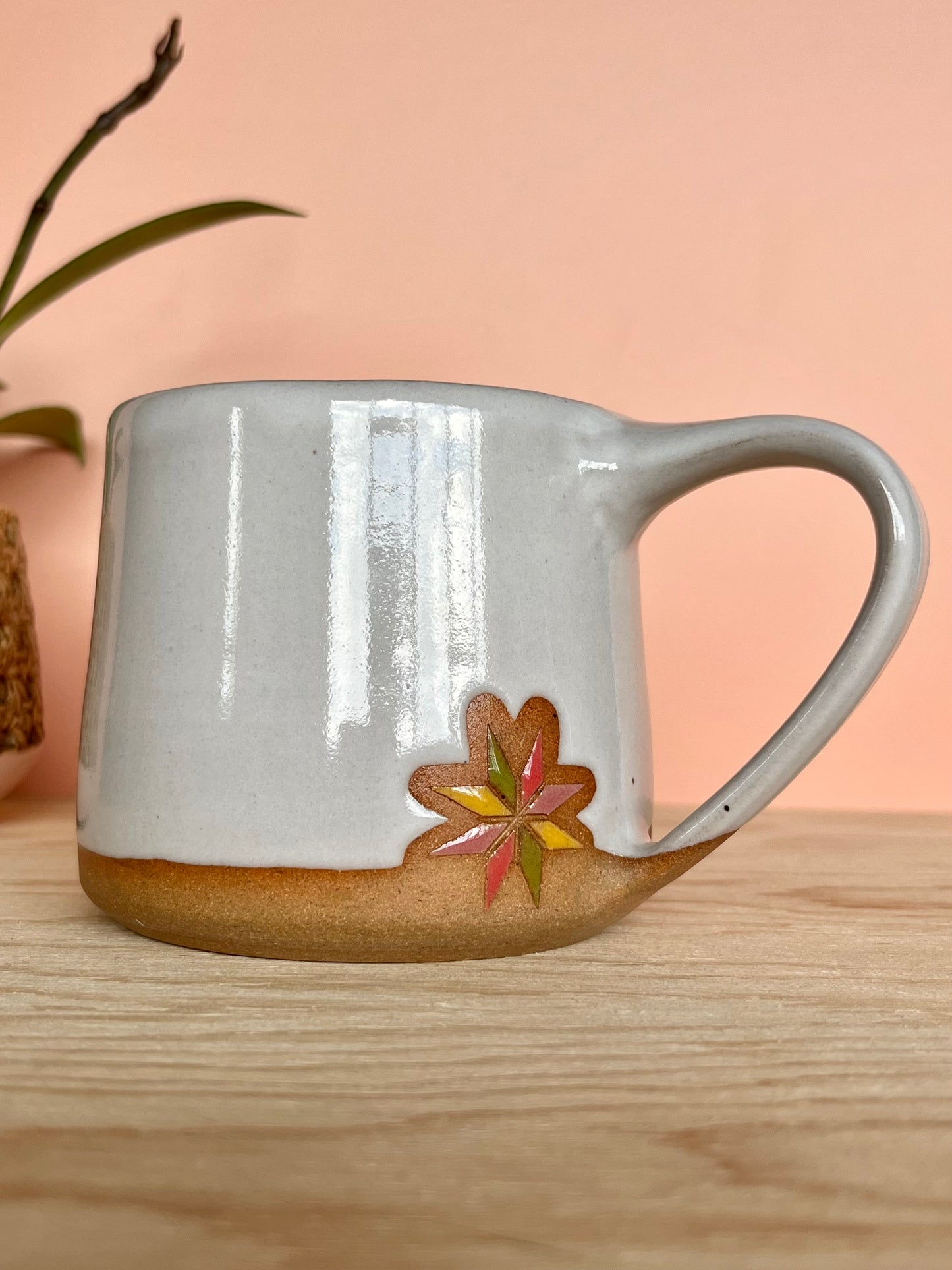 Tall Garden Quilt Mug -10-