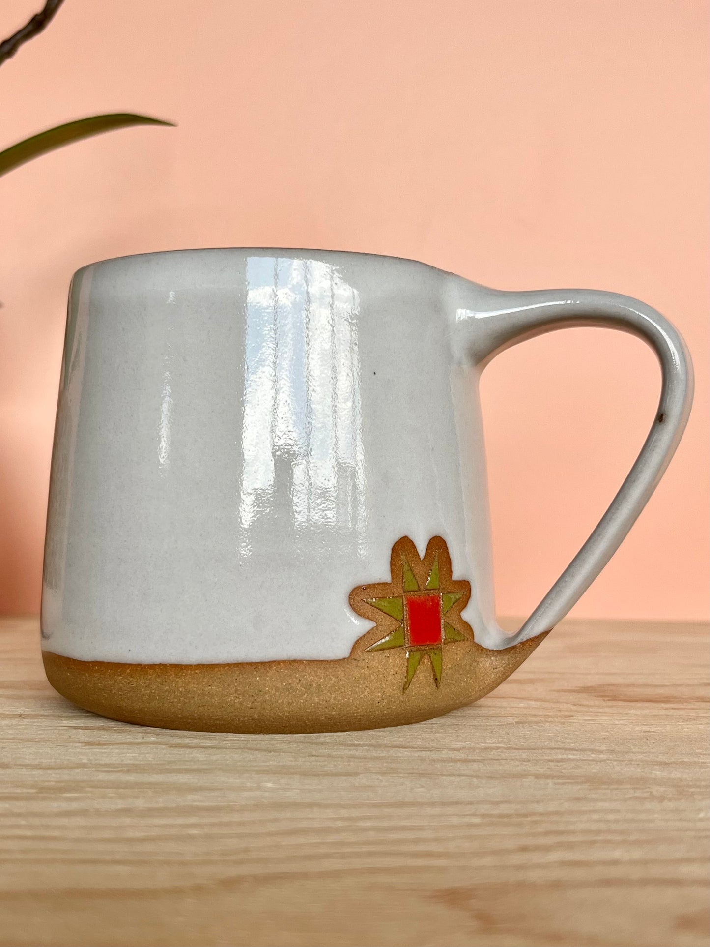 Tall Garden Quilt Mug -07-