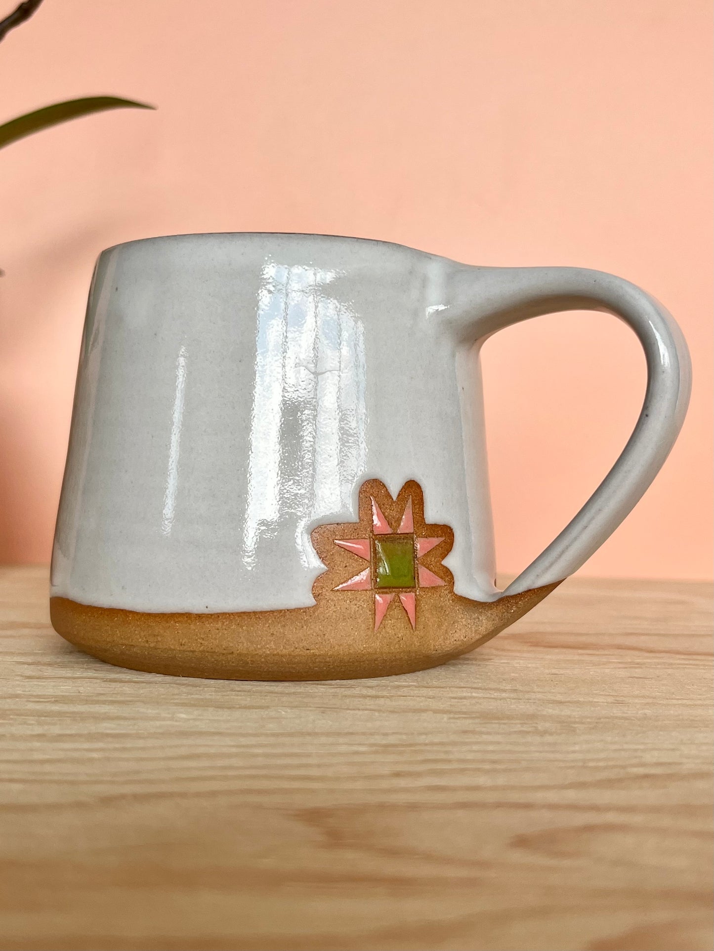 Tall Garden Quilt Mug -02-