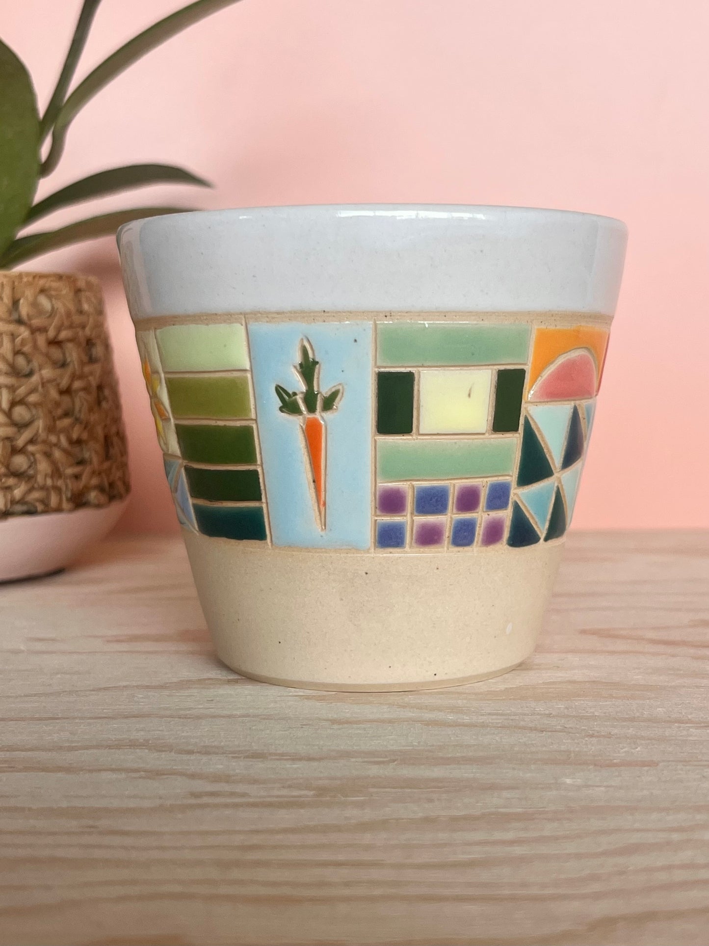 Angular Quilted Tumbler -74-