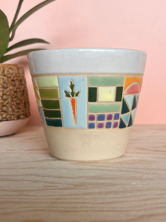 Angular Quilted Tumbler -74-