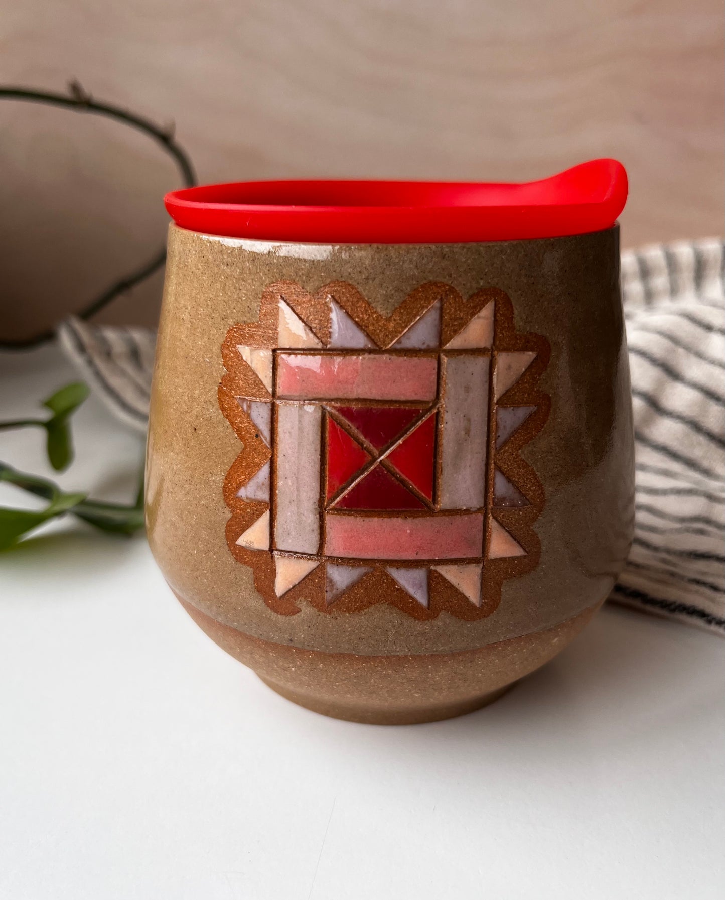 Quilt to-go cup