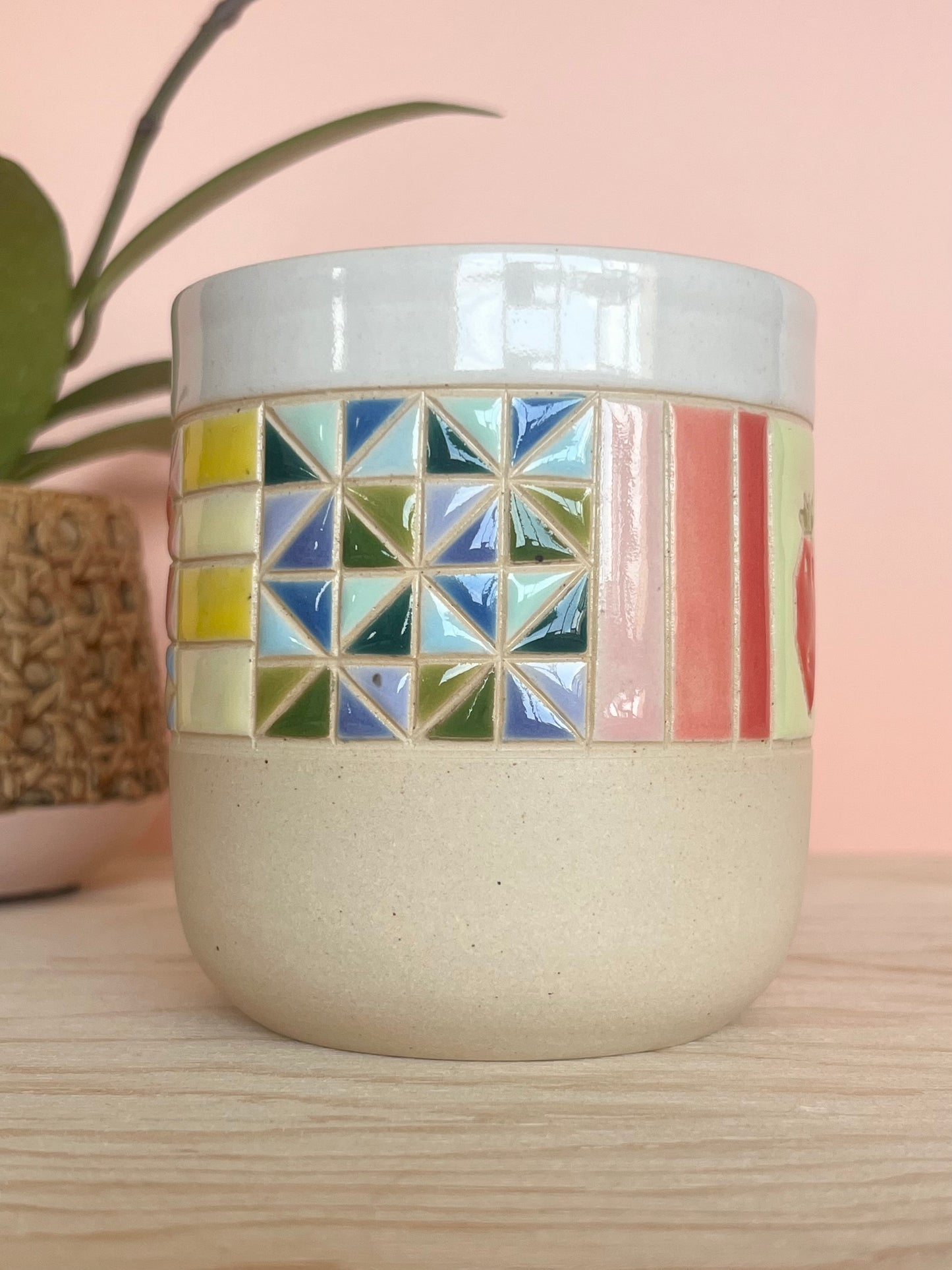 Rounded Quilted Tumbler -97-