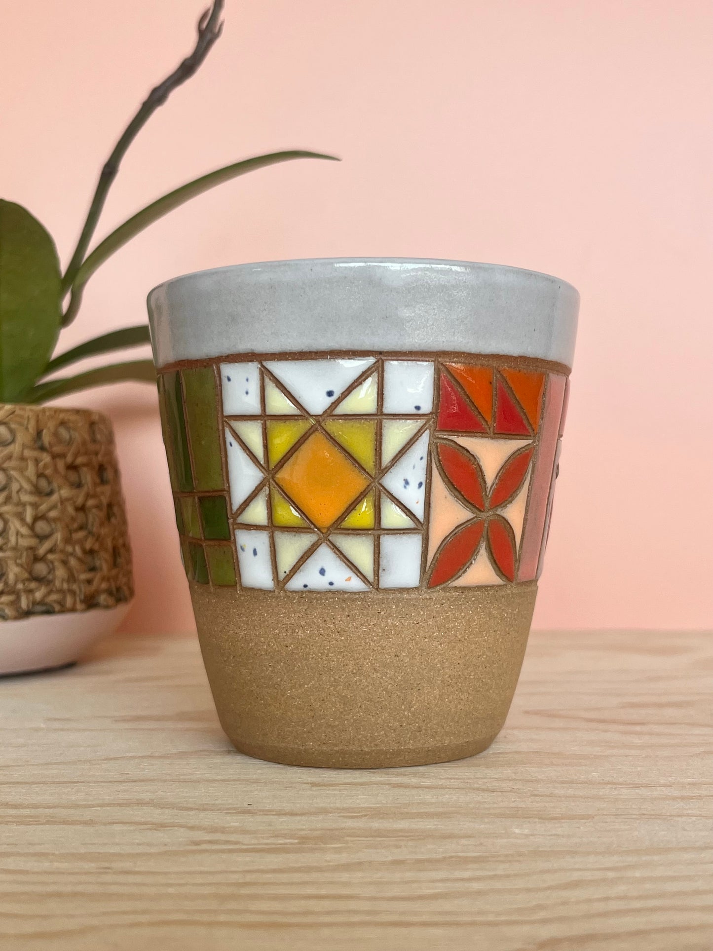 Angular Quilted Tumbler -59-