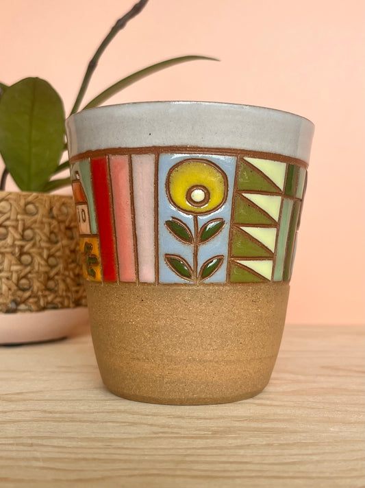 Angular Quilted Tumbler -66-