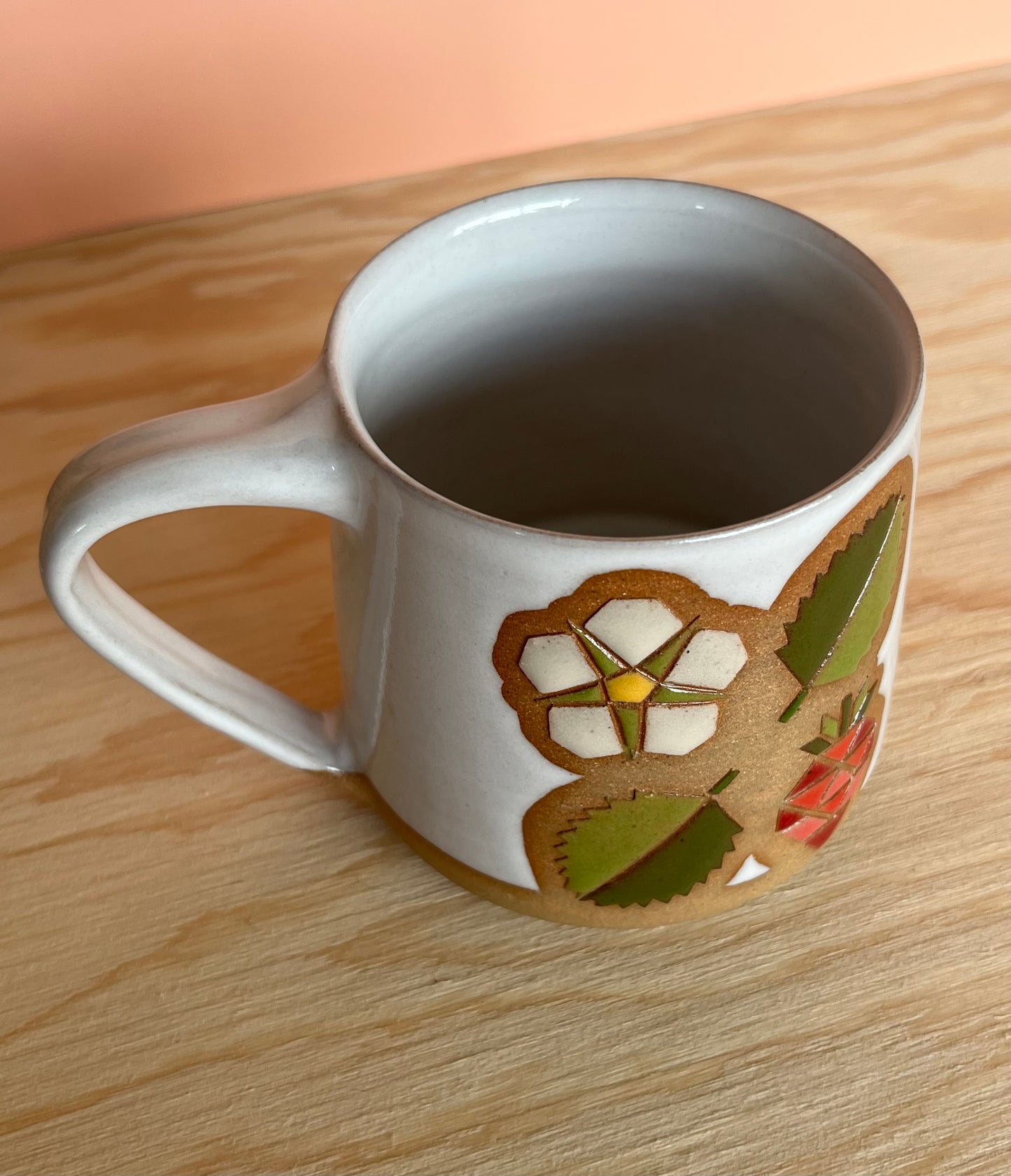 Tall Garden Quilt Mug -07-