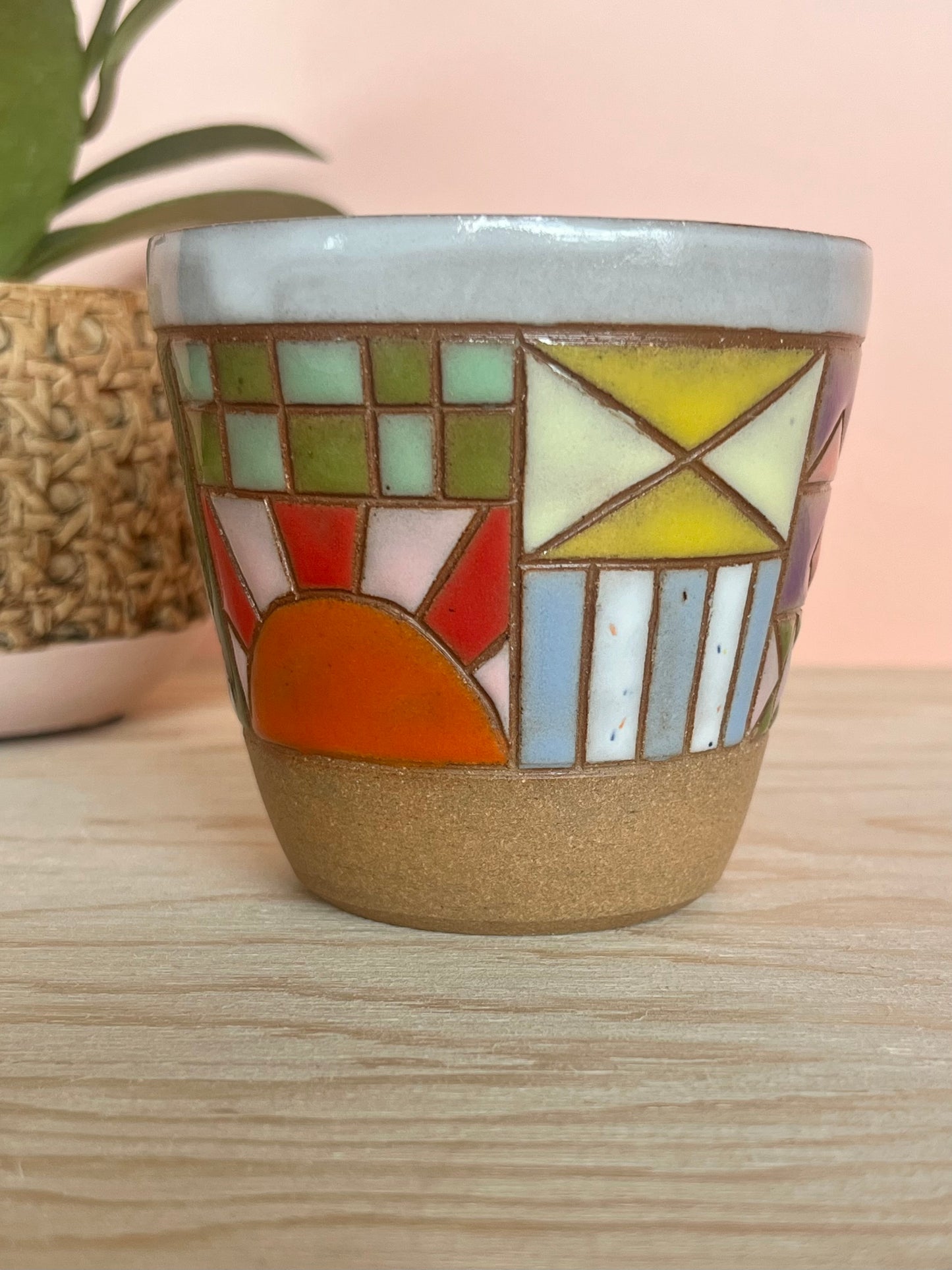 Angular Quilted Tumbler -69-
