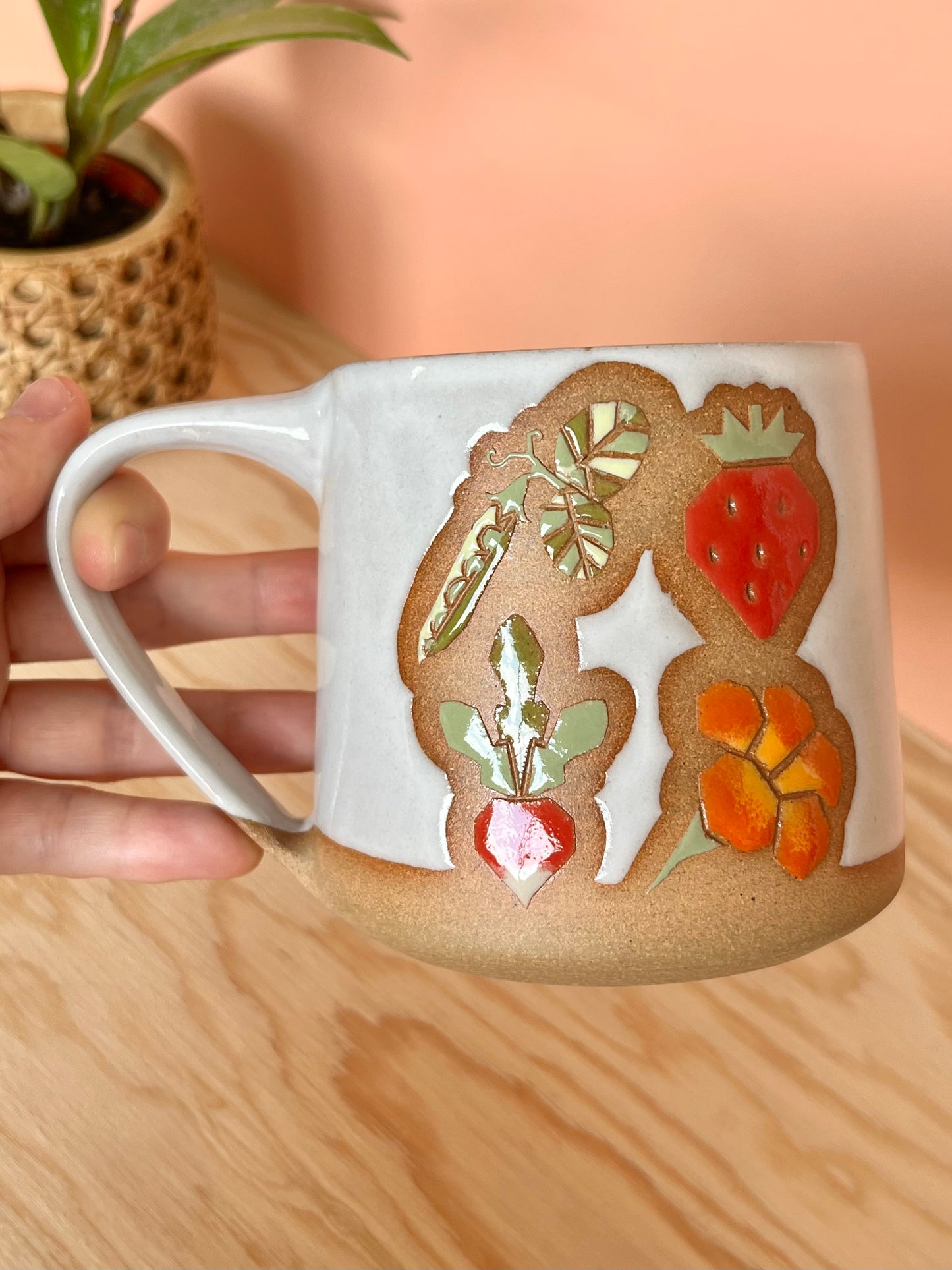 Tall Garden Quilt Mug -03-