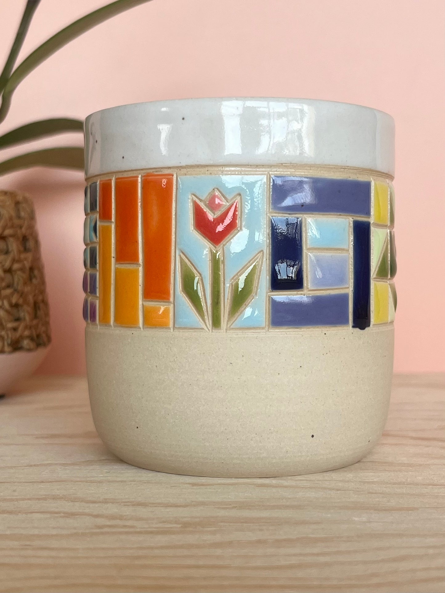 Rounded Quilted Tumbler -94-