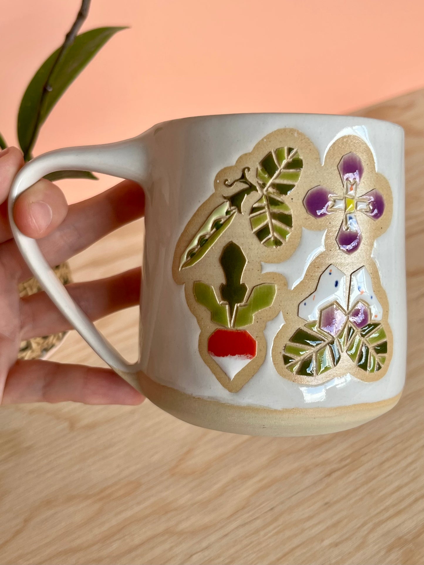 Extra Tall Garden Quilt Mug -26-