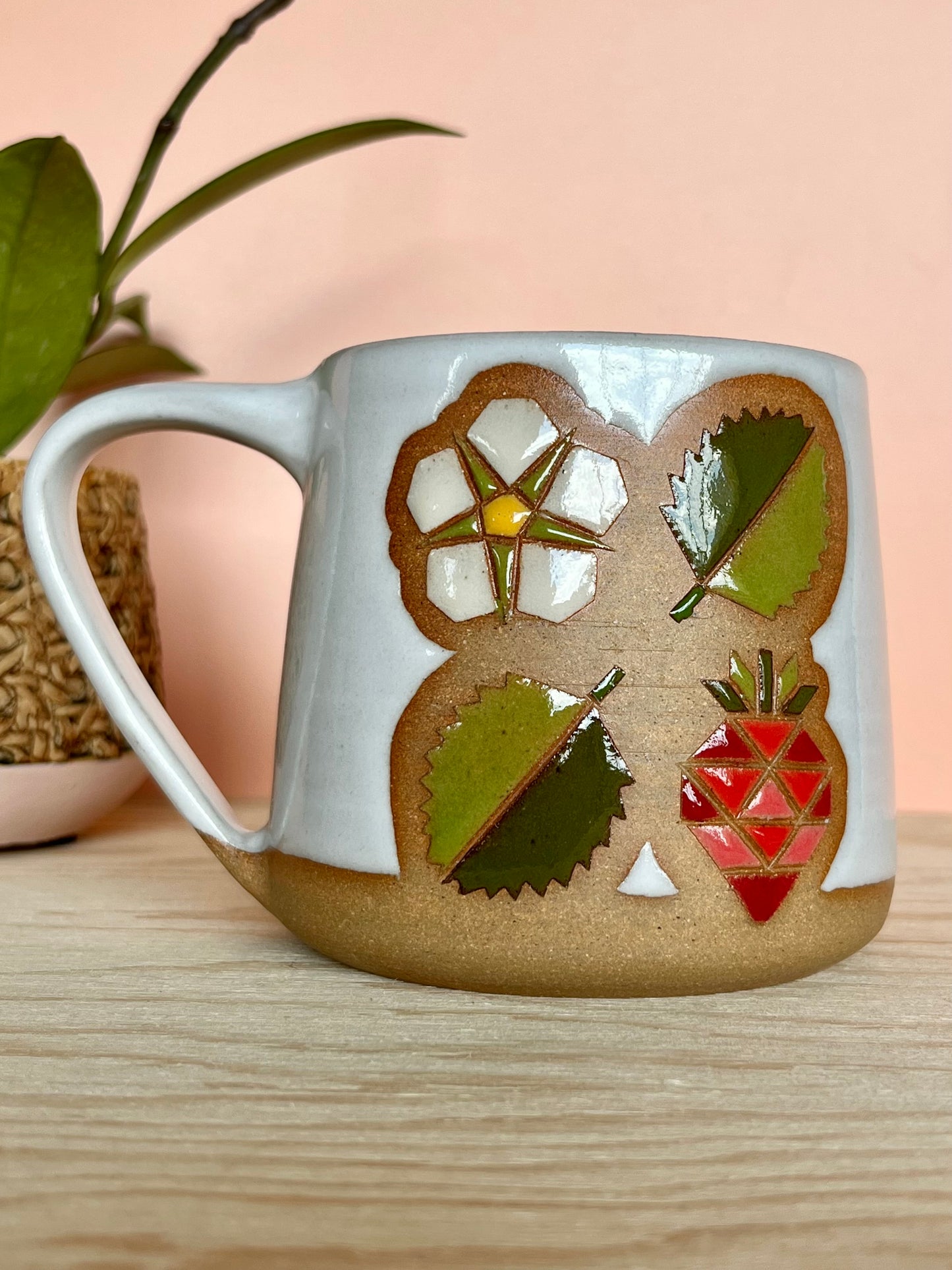 Tall Garden Quilt Mug -07-