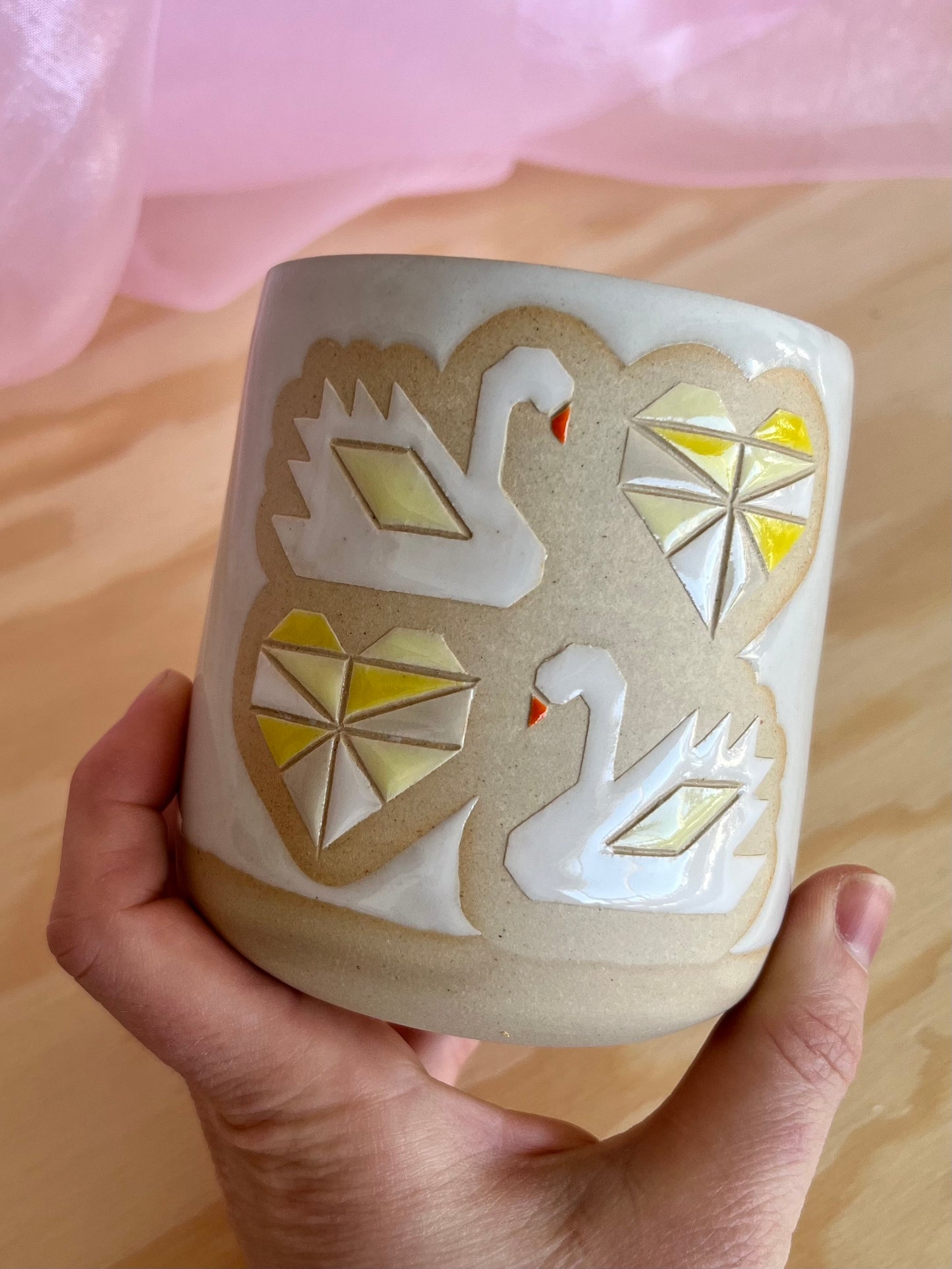 Quilt Thumbprint Tumbler