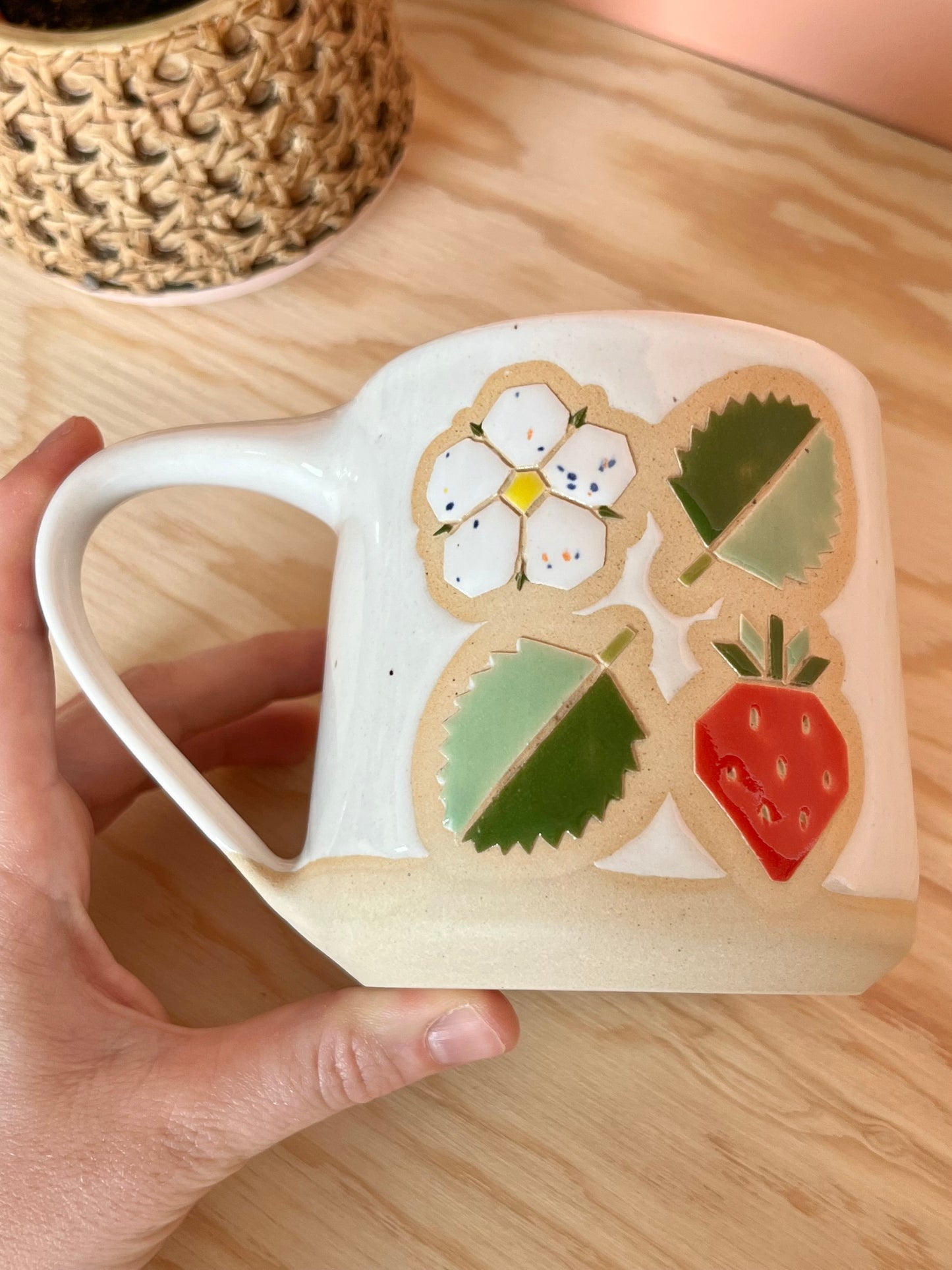 Tall Garden Quilt Mug -18-