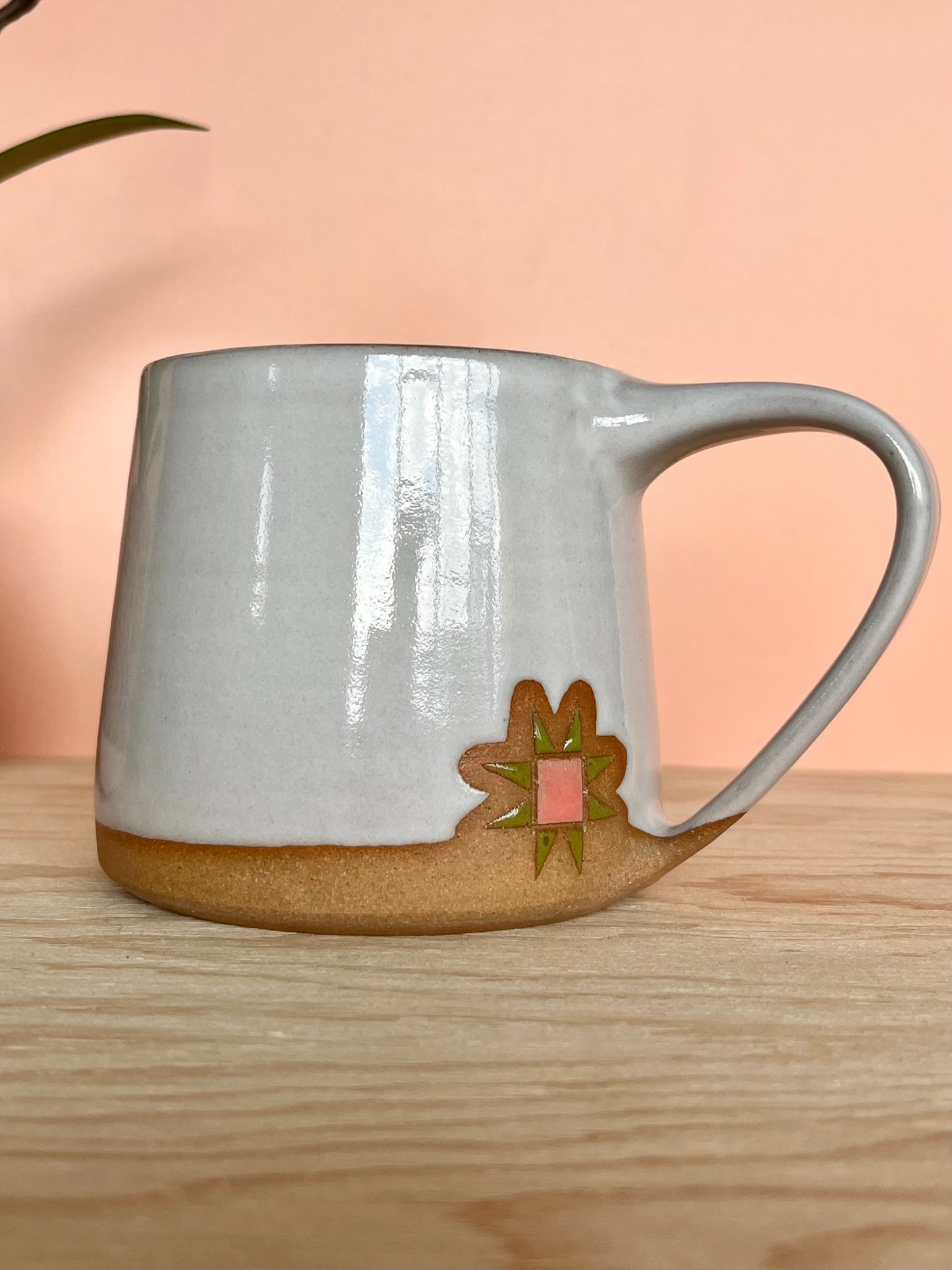 Tall Garden Quilt Mug -04-