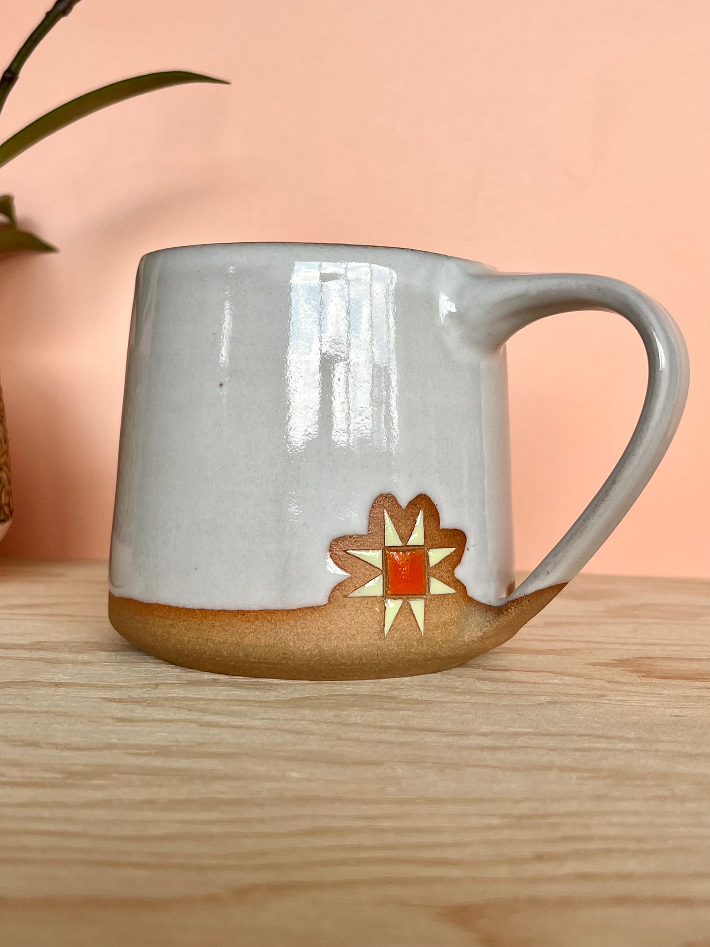 Tall Garden Quilt Mug -03-
