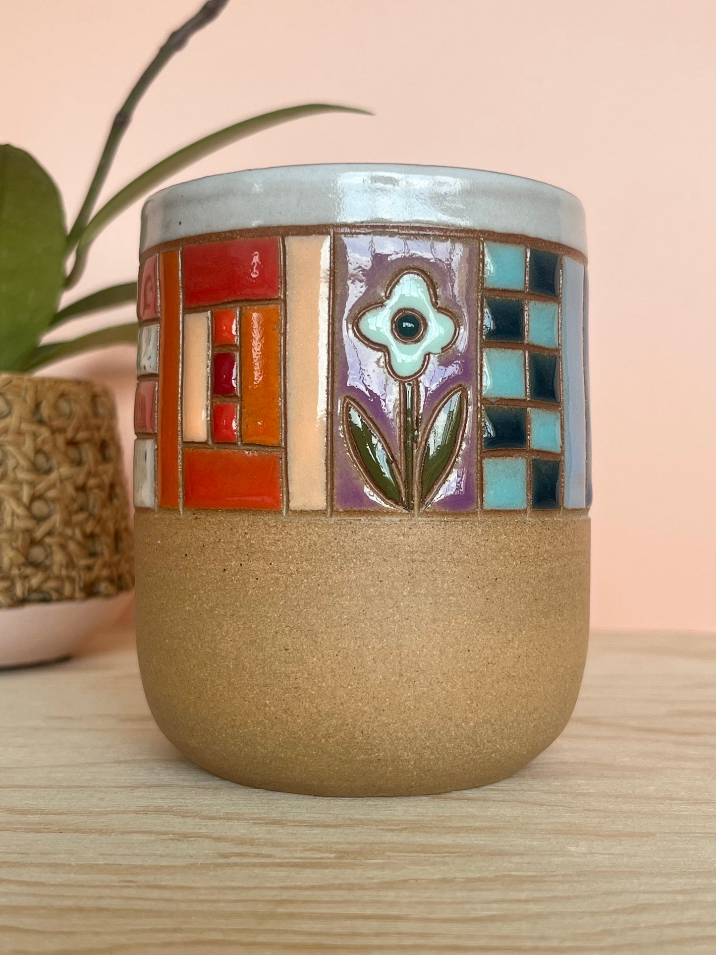 Rounded Quilted Tumbler -85-