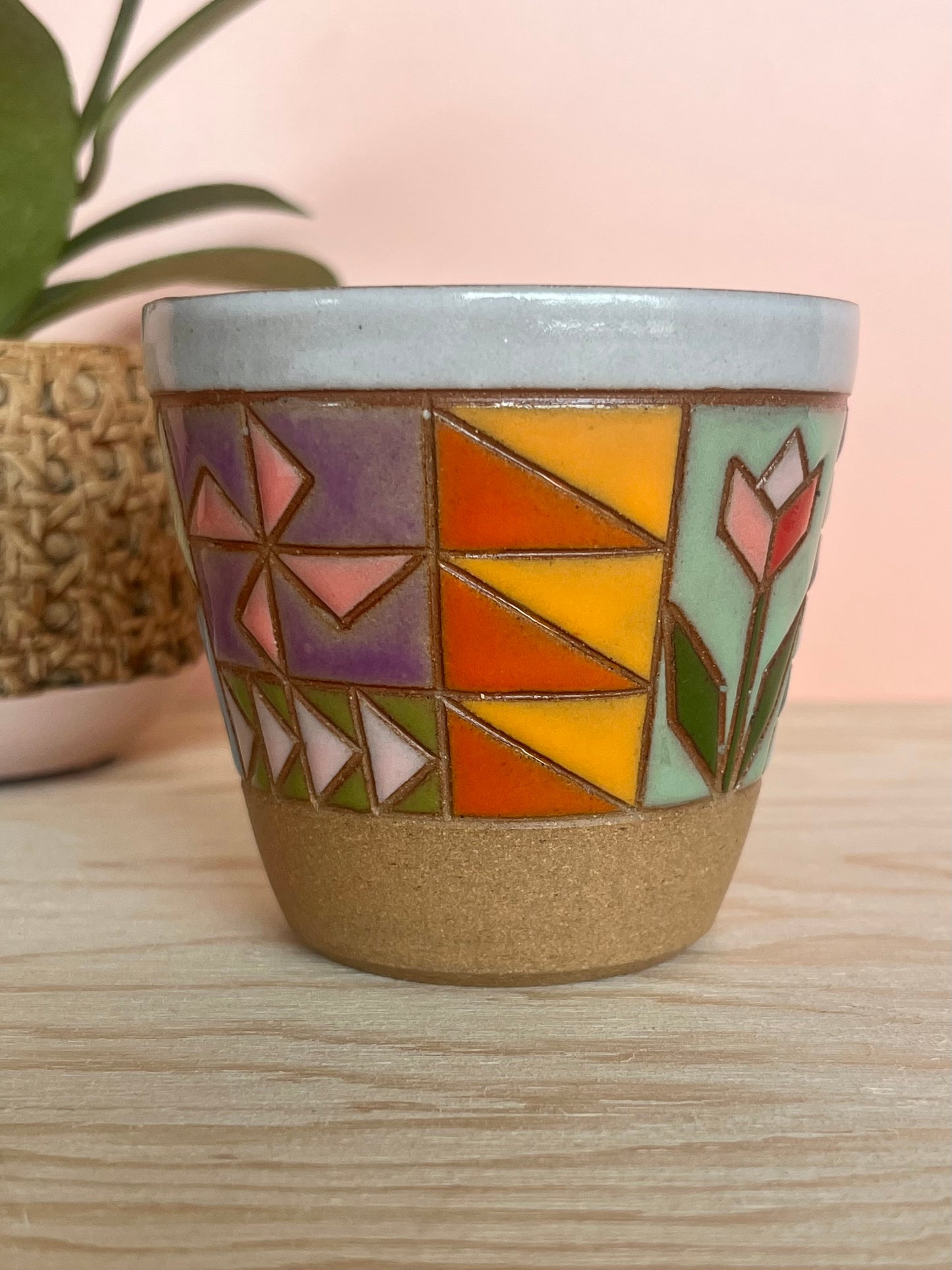 Angular Quilted Tumbler -69-