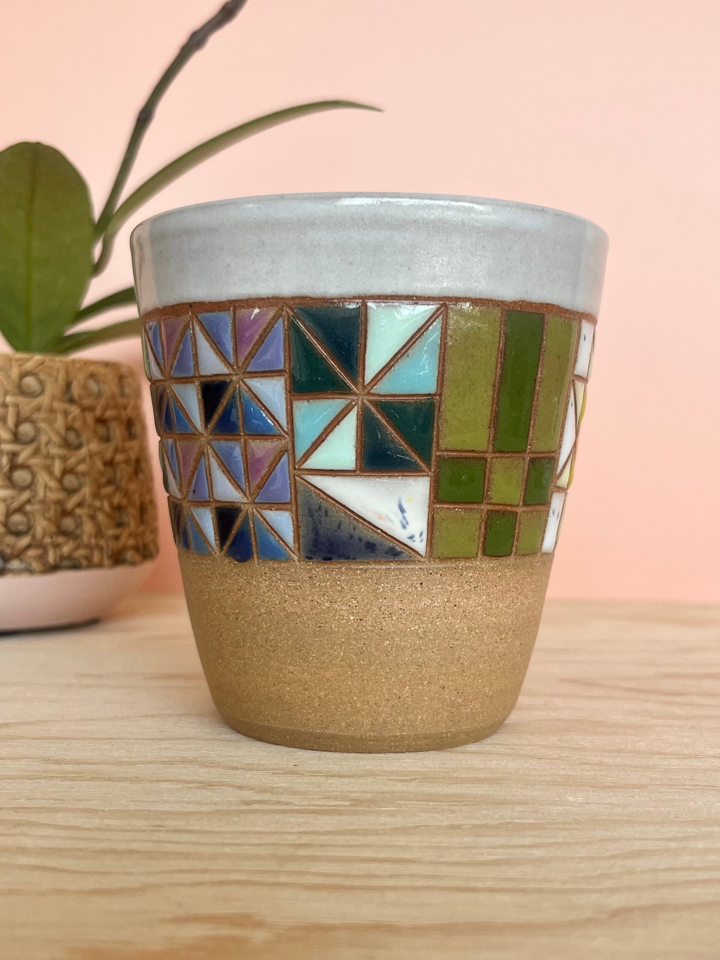 Angular Quilted Tumbler -59-
