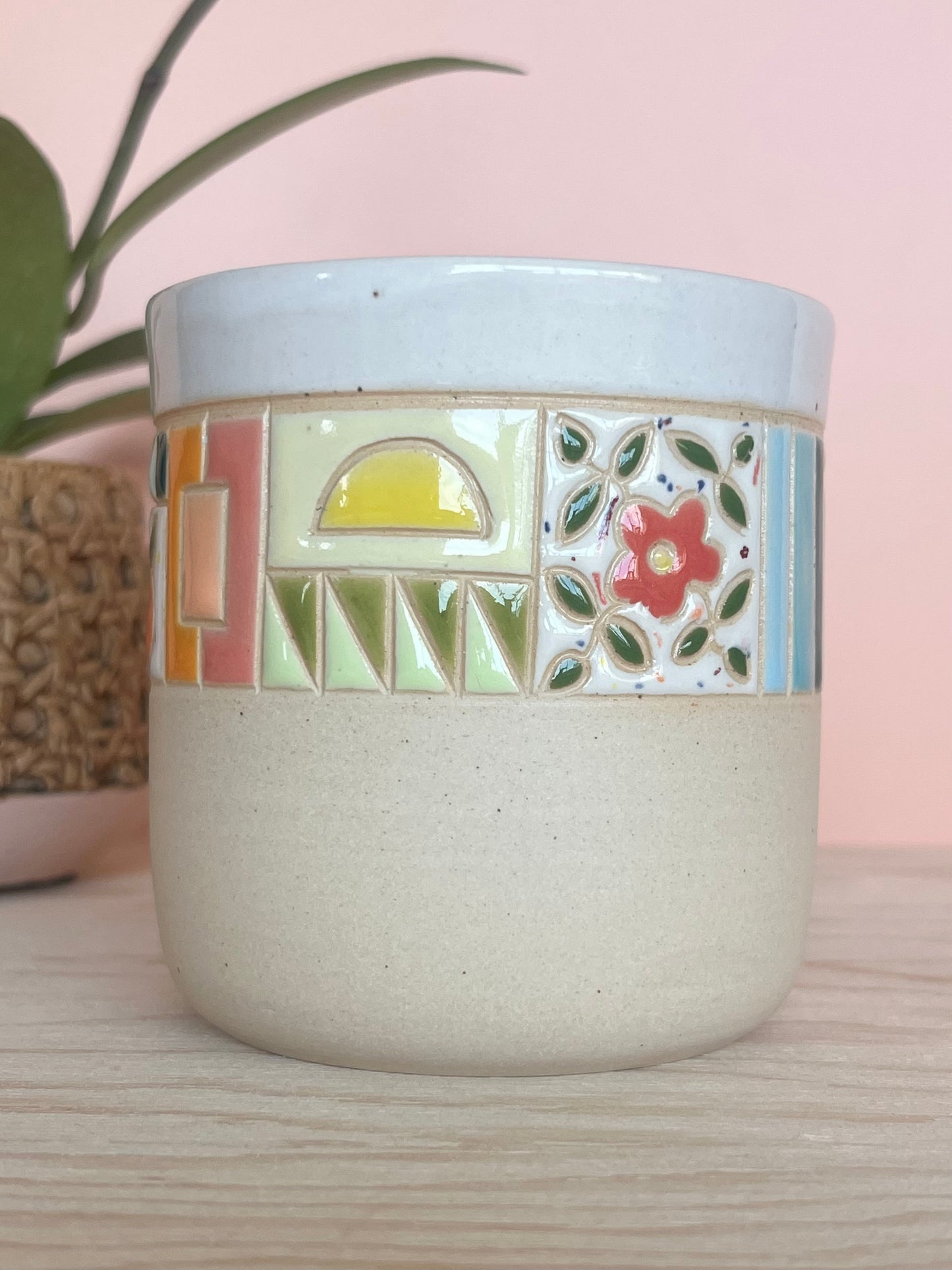 Rounded Quilted Tumbler -96-