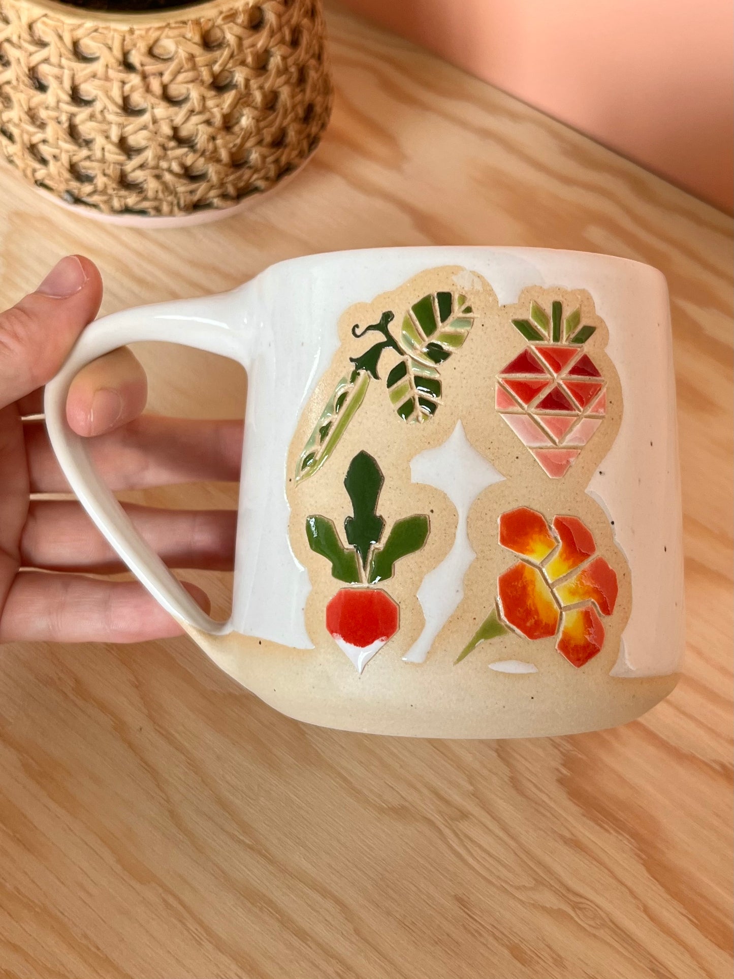 Tall Garden Quilt Mug -15-