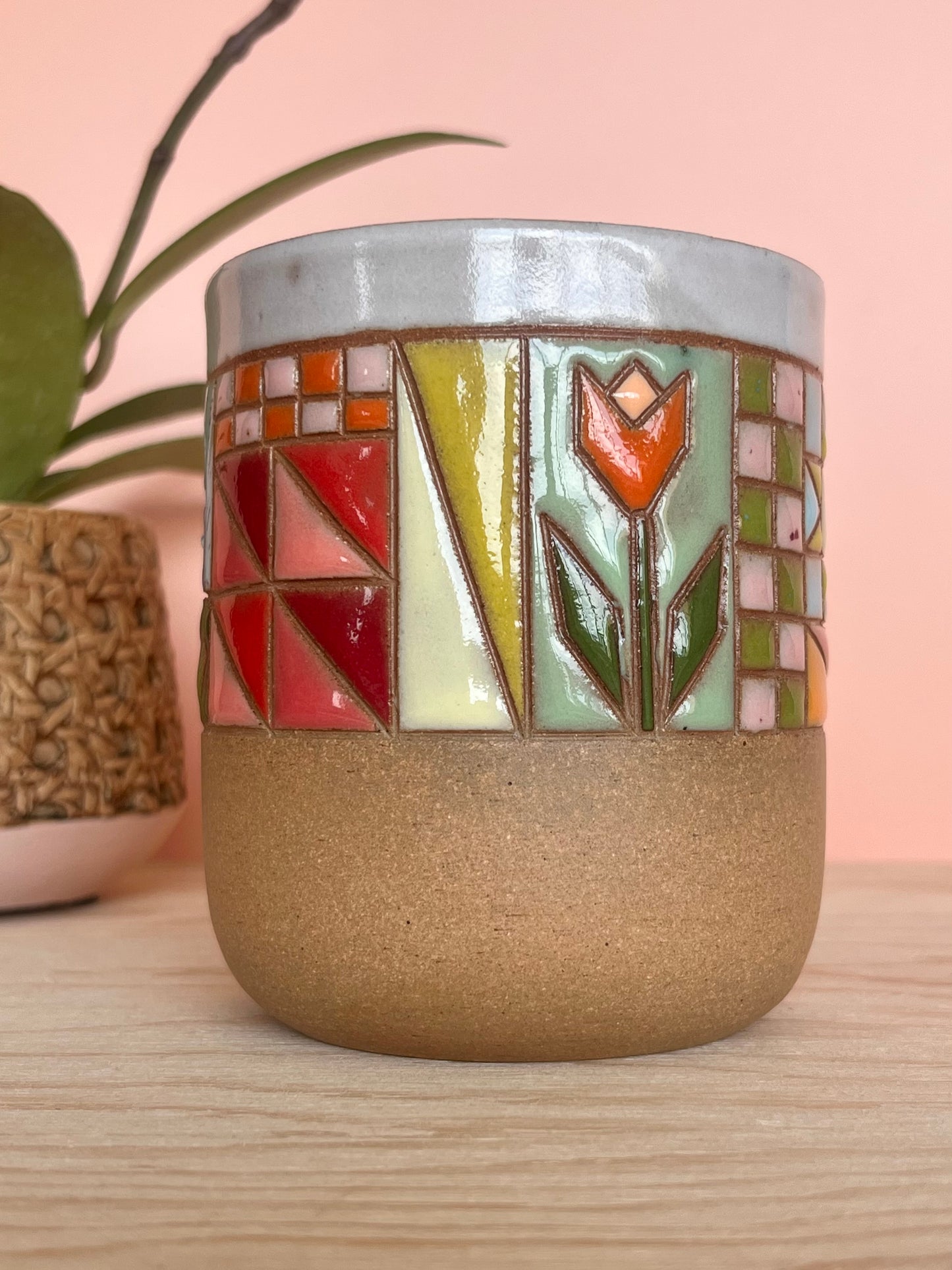 Rounded Quilted Tumbler -83-