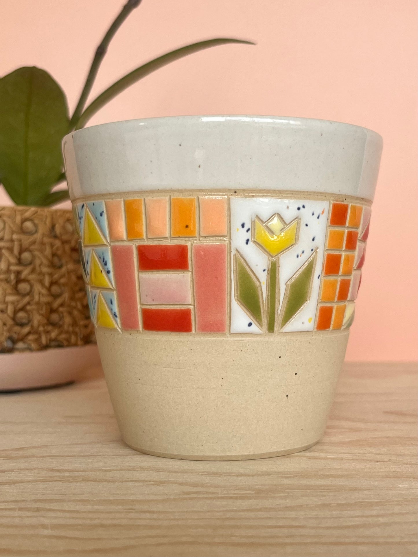 Angular Quilted Tumbler -70-