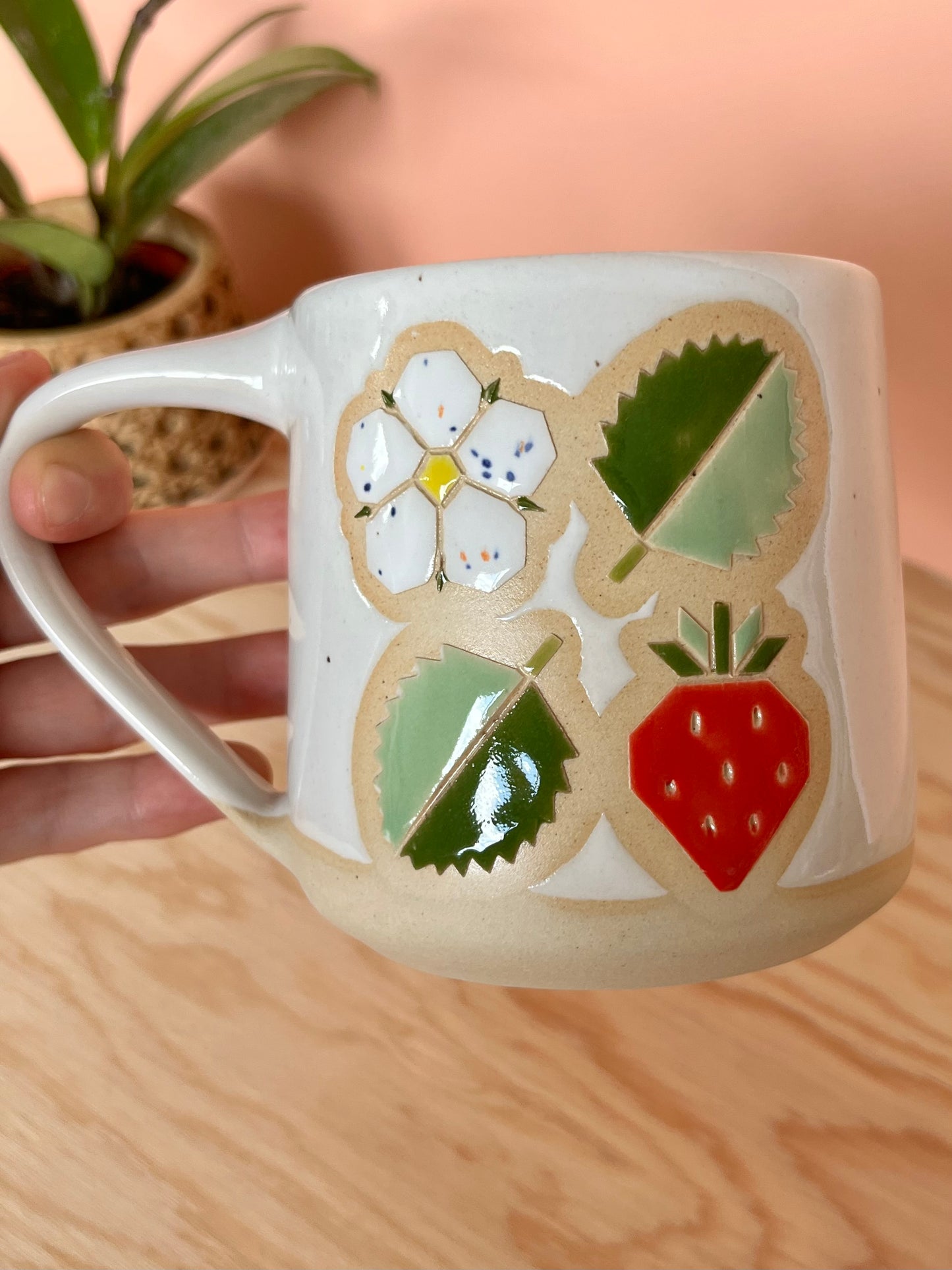 Tall Garden Quilt Mug -18-