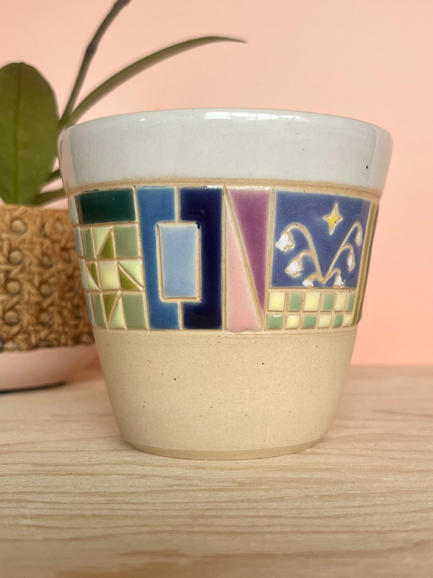 Angular Quilted Tumbler -78-
