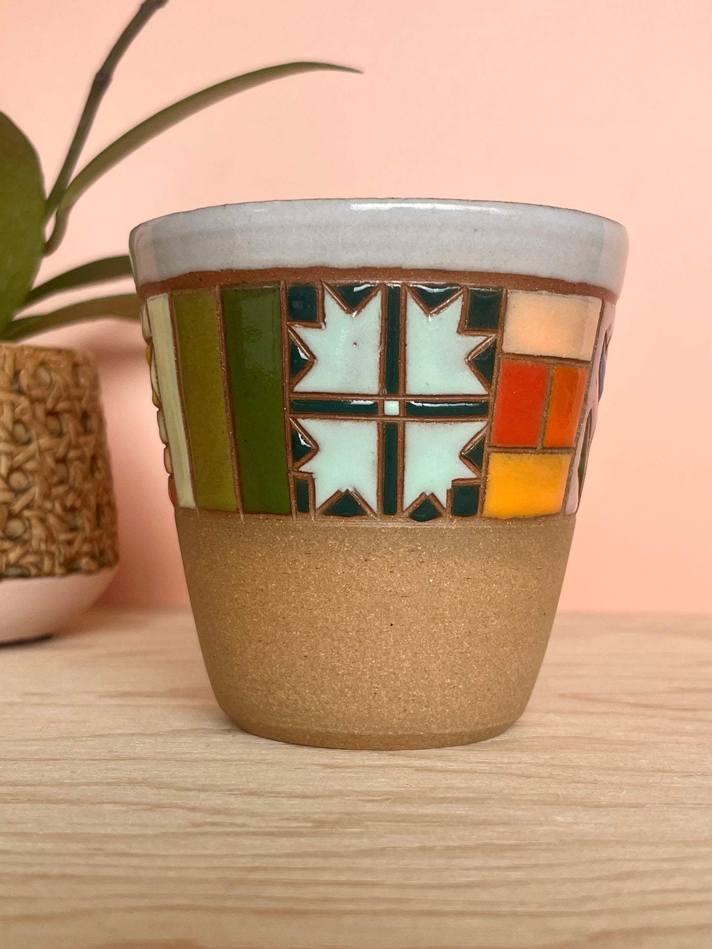 Angular Quilted Tumbler -65-