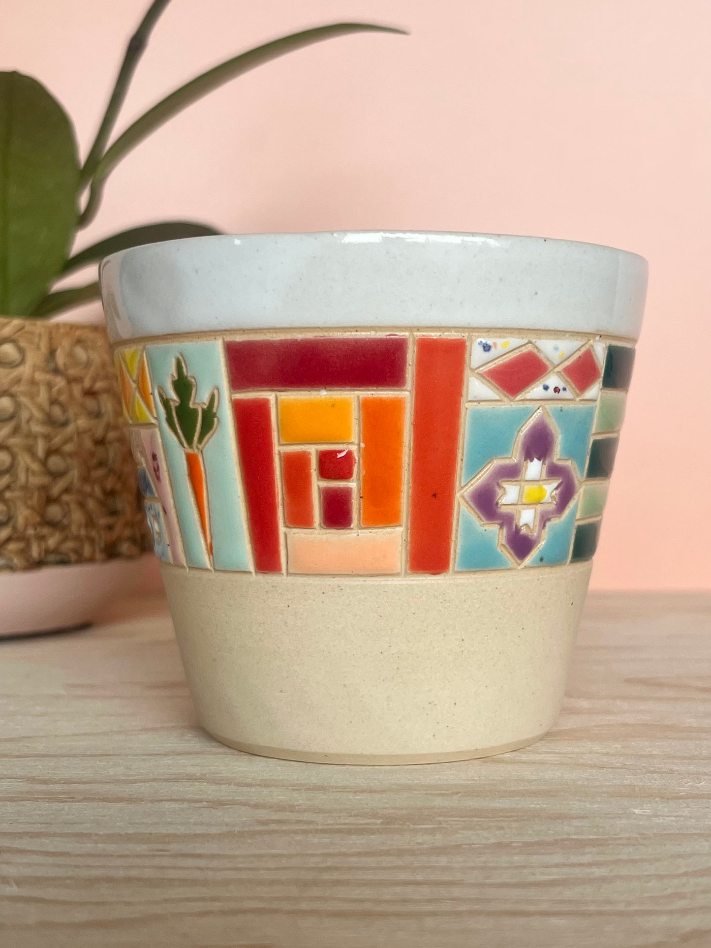 Angular Quilted Tumbler -73-