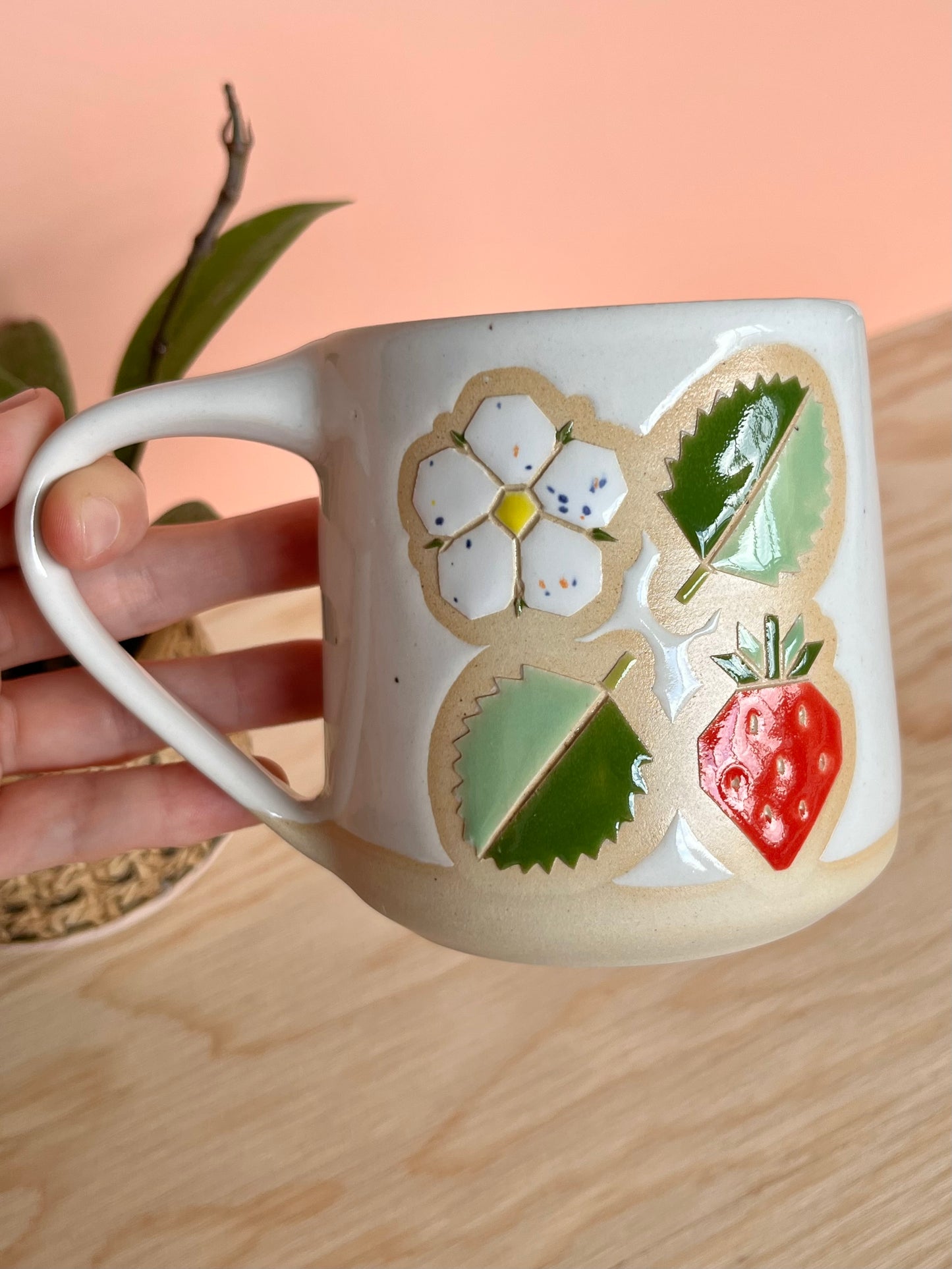 Tall Garden Quilt Mug -18-
