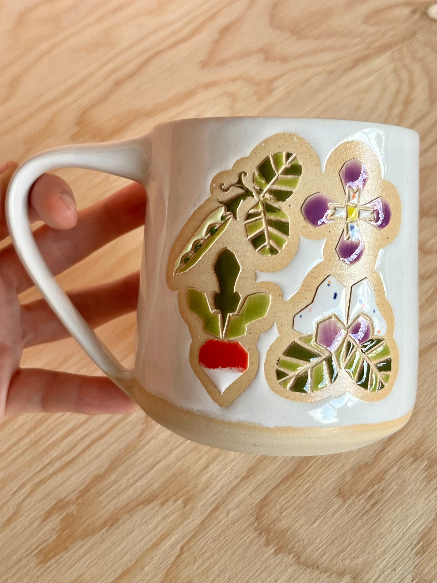 Extra Tall Garden Quilt Mug -26-