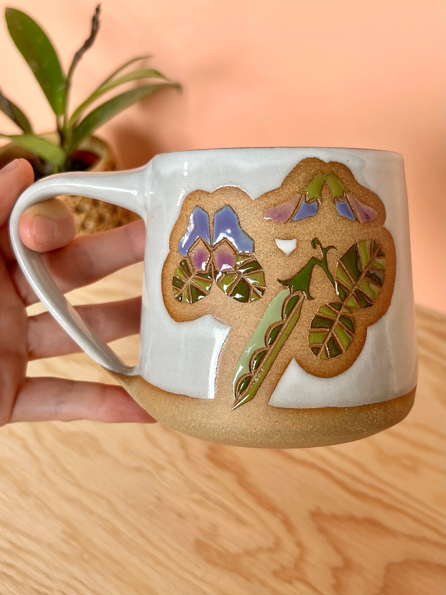 Tall Garden Quilt Mug -12-