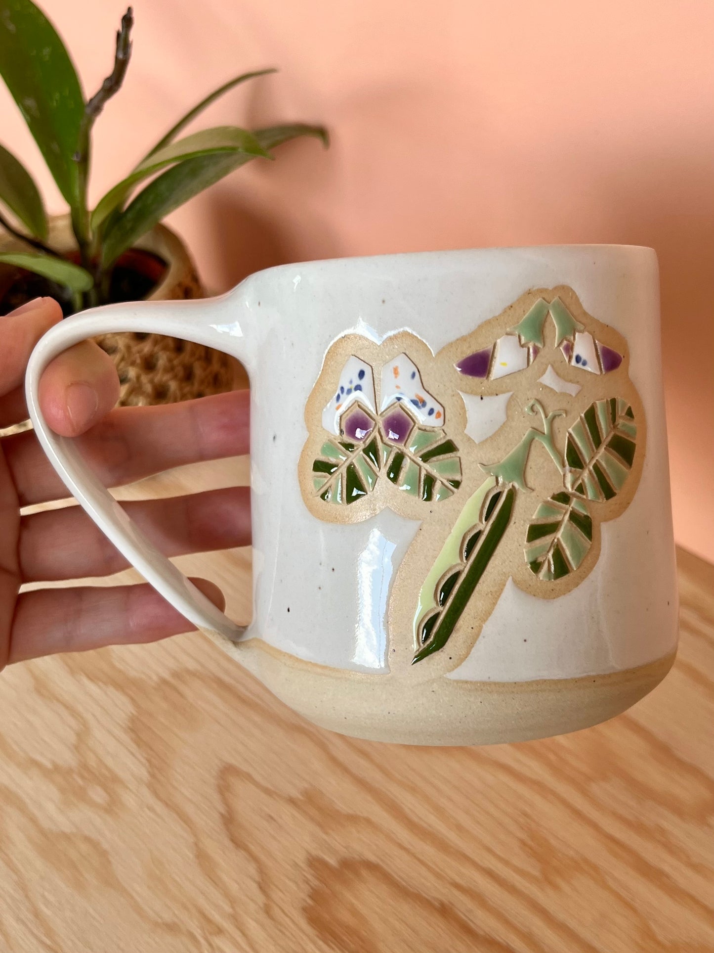 Extra Tall Garden Quilt Mug -25-
