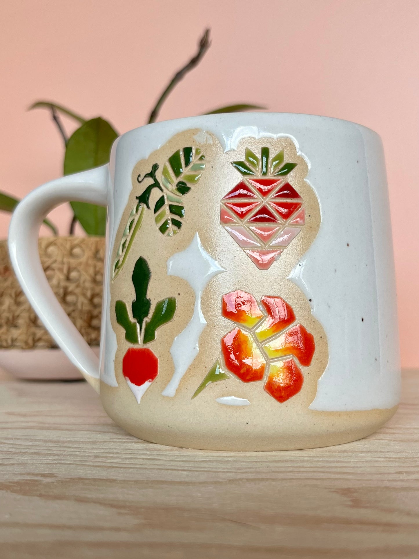 Tall Garden Quilt Mug -15-