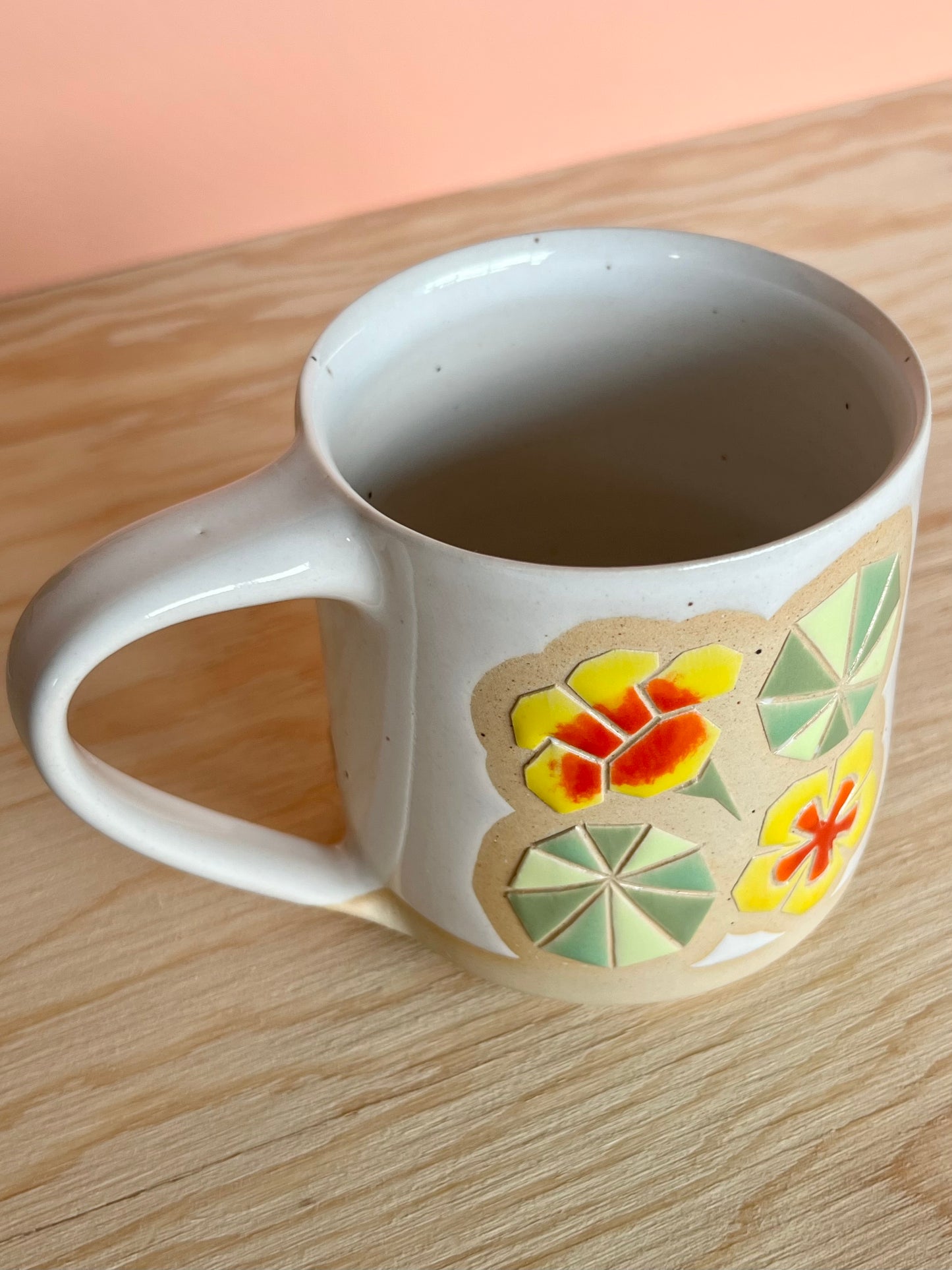 Extra Tall Garden Quilt Mug -16-