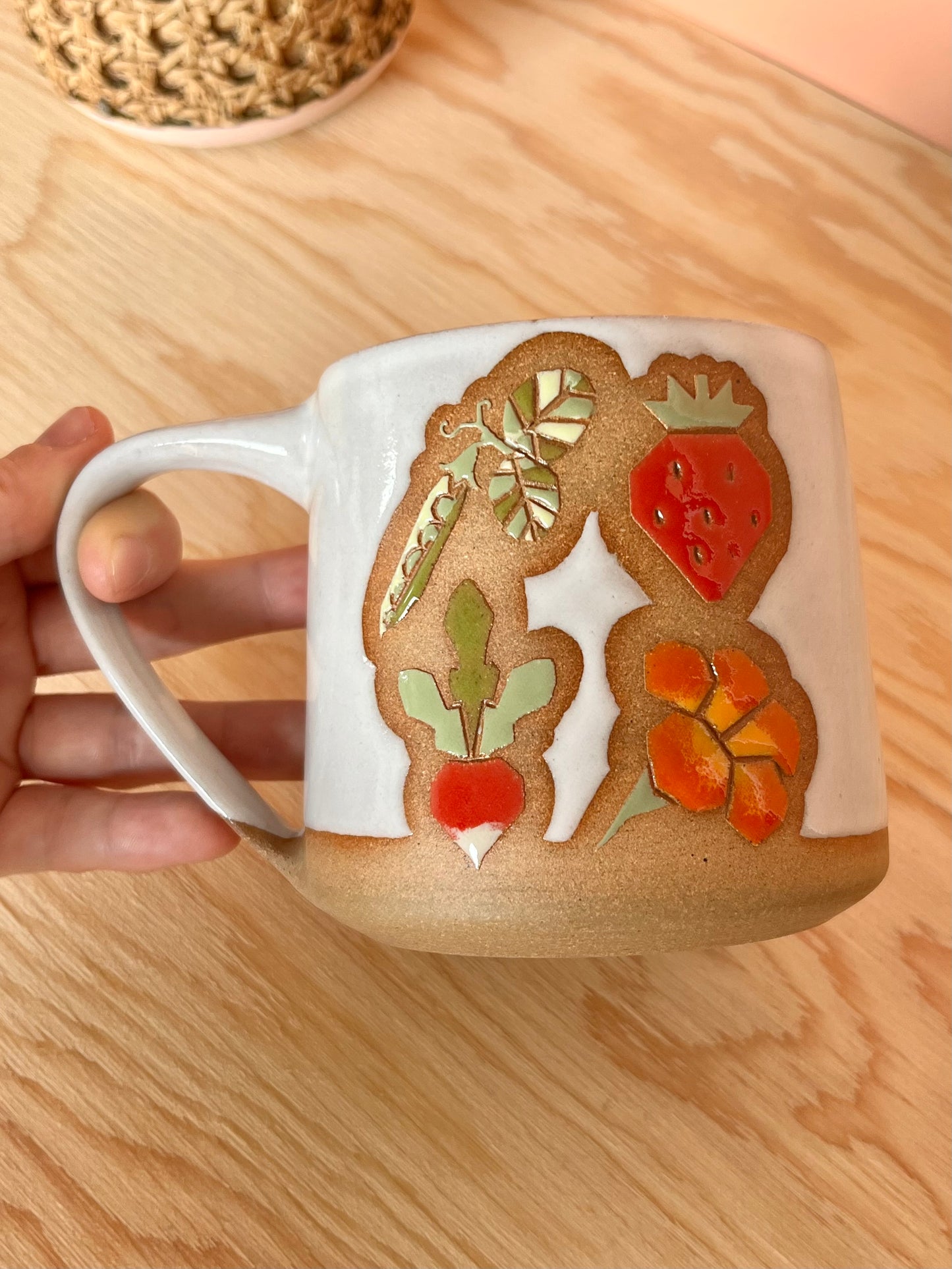 Tall Garden Quilt Mug -03-