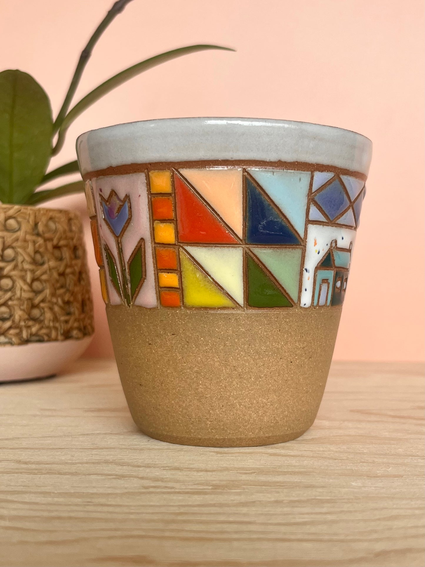 Angular Quilted Tumbler -65-