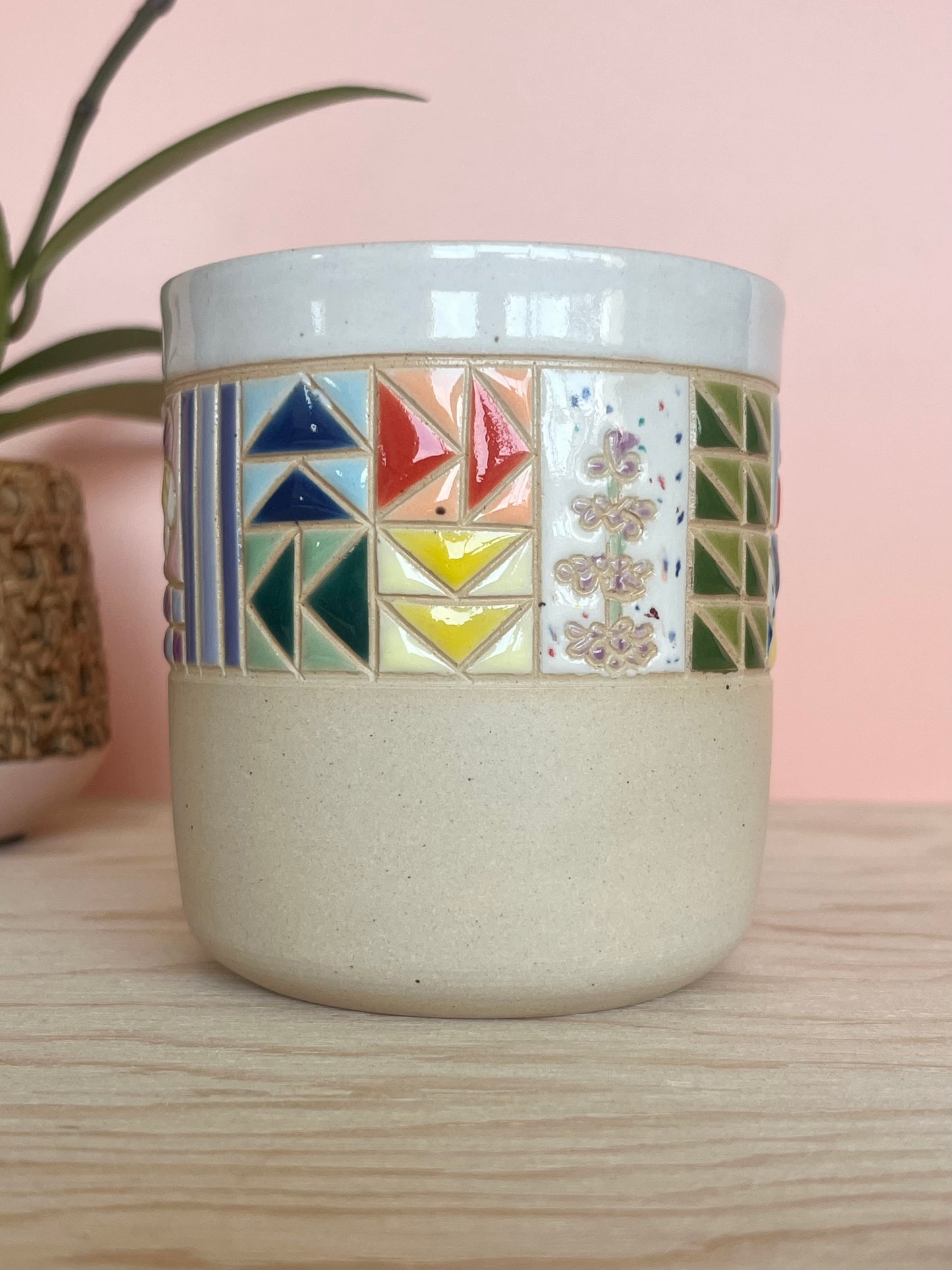 Rounded Quilted Tumbler -90-