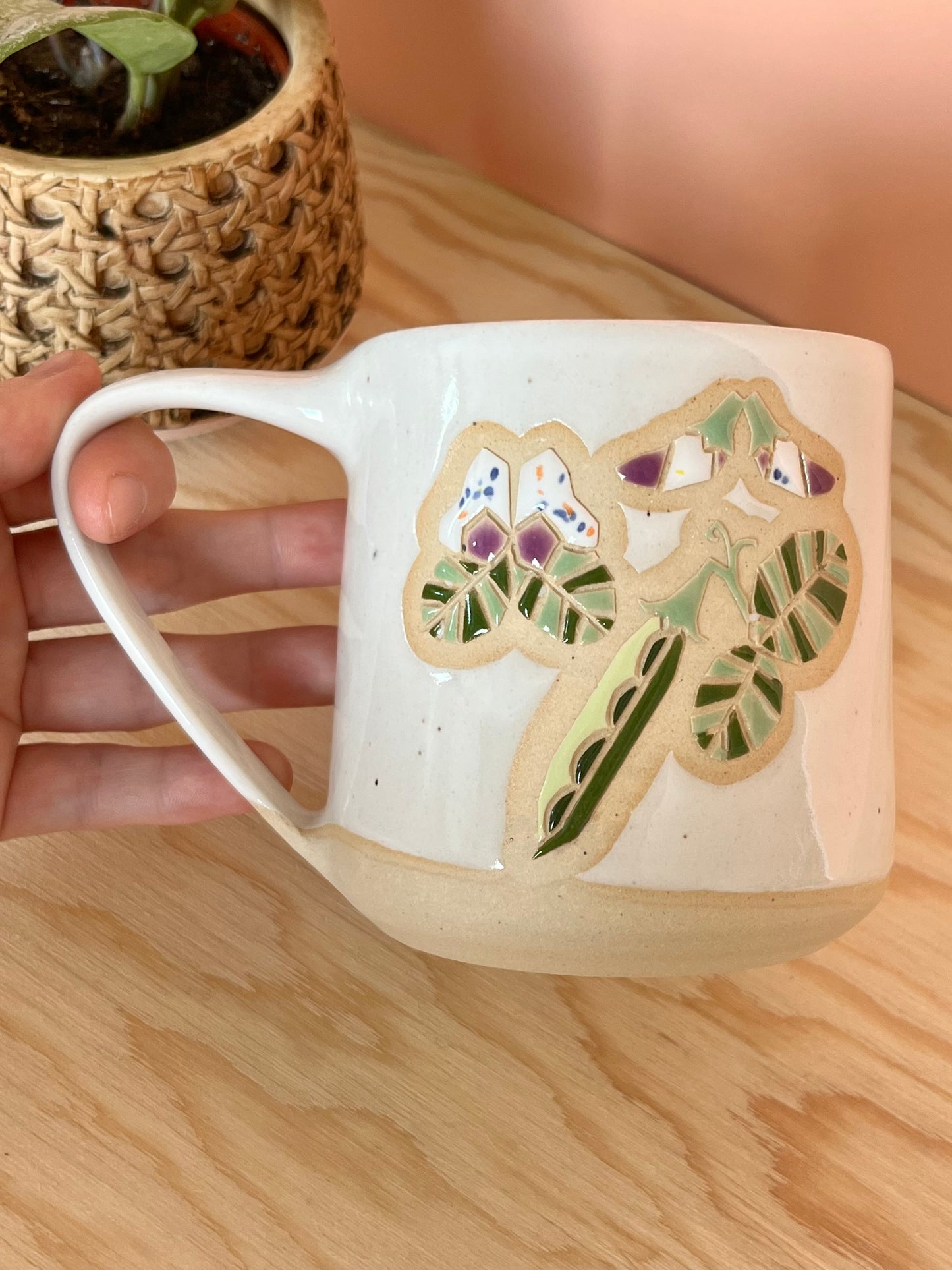 Extra Tall Garden Quilt Mug -25-