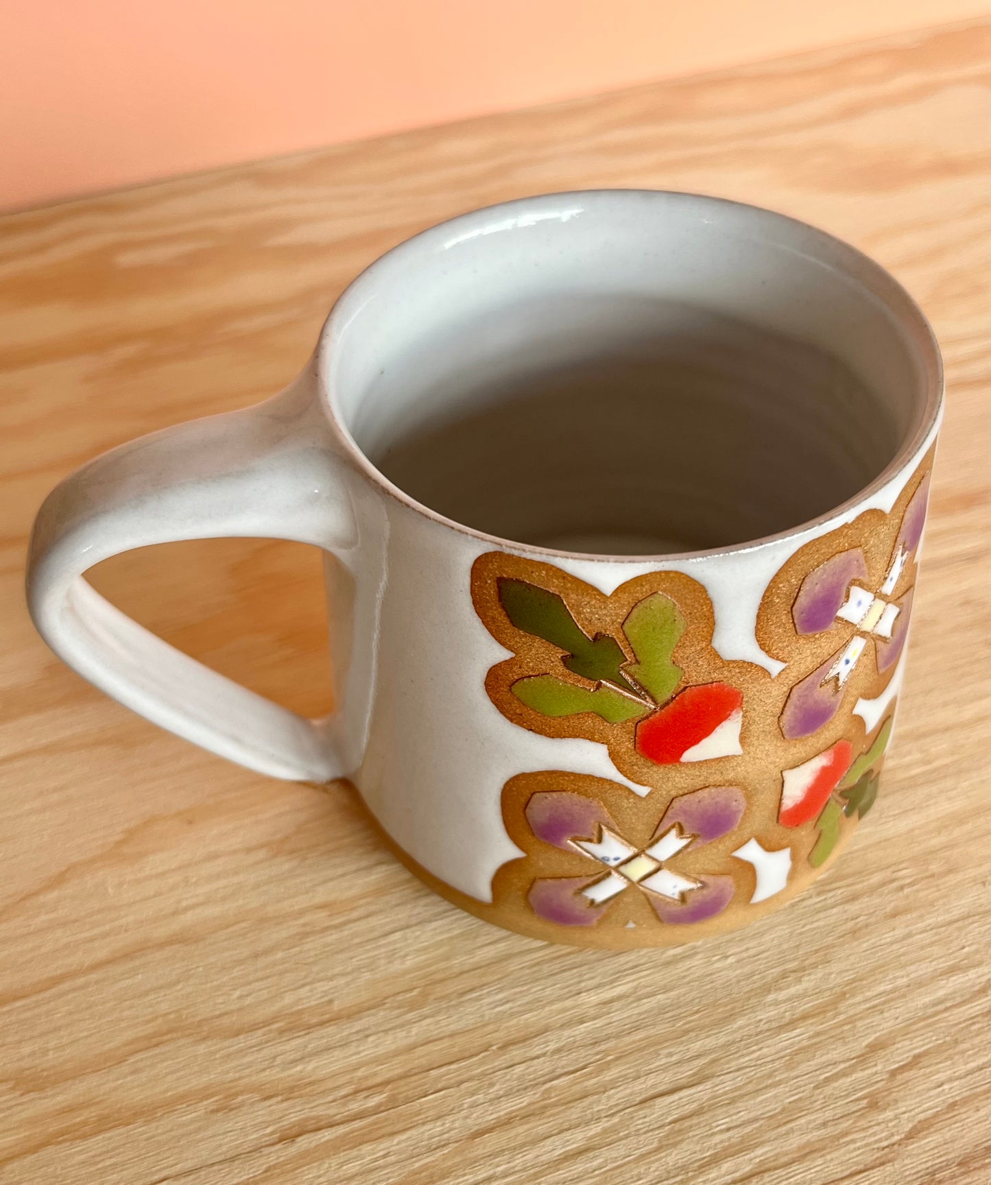 Tall Garden Quilt Mug -11-