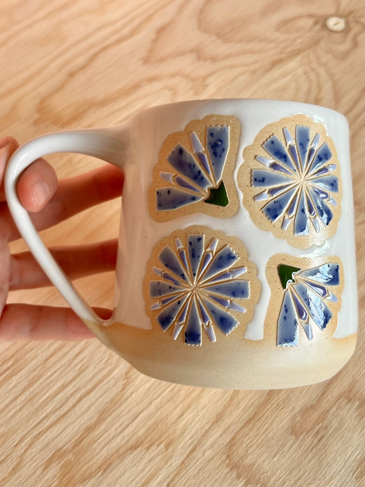 Extra Tall Garden Quilt Mug -27-